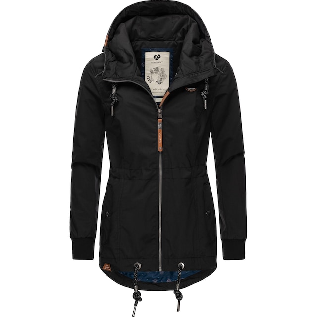 Ragwear Übergangsjacke Kapuze mit Kapuze, mit BAUR Outdoorjacke kaufen stylische großer »Danka«, |