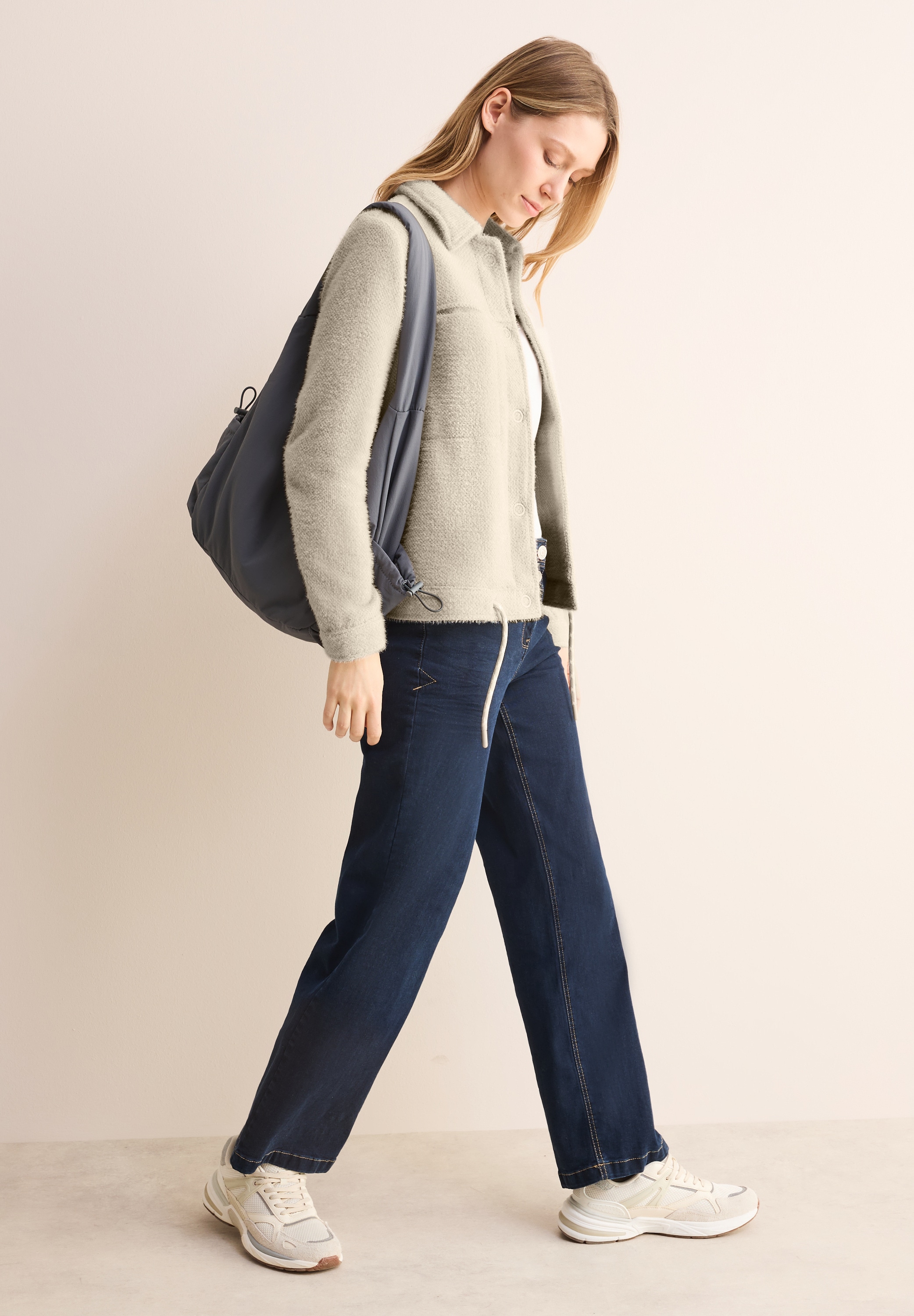 Cecil Outdoorjacke ohne Kapuze mit Tunnelzug am Saum