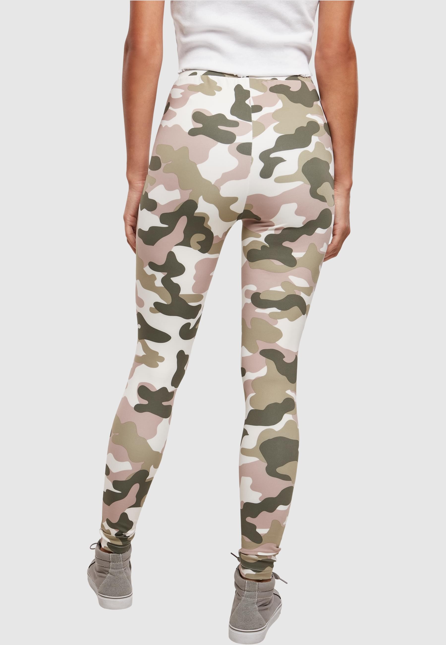 URBAN CLASSICS Leggings »Urban Classics Damen Ladies High Waist Camo Tech Leggings«, (1 tlg.)