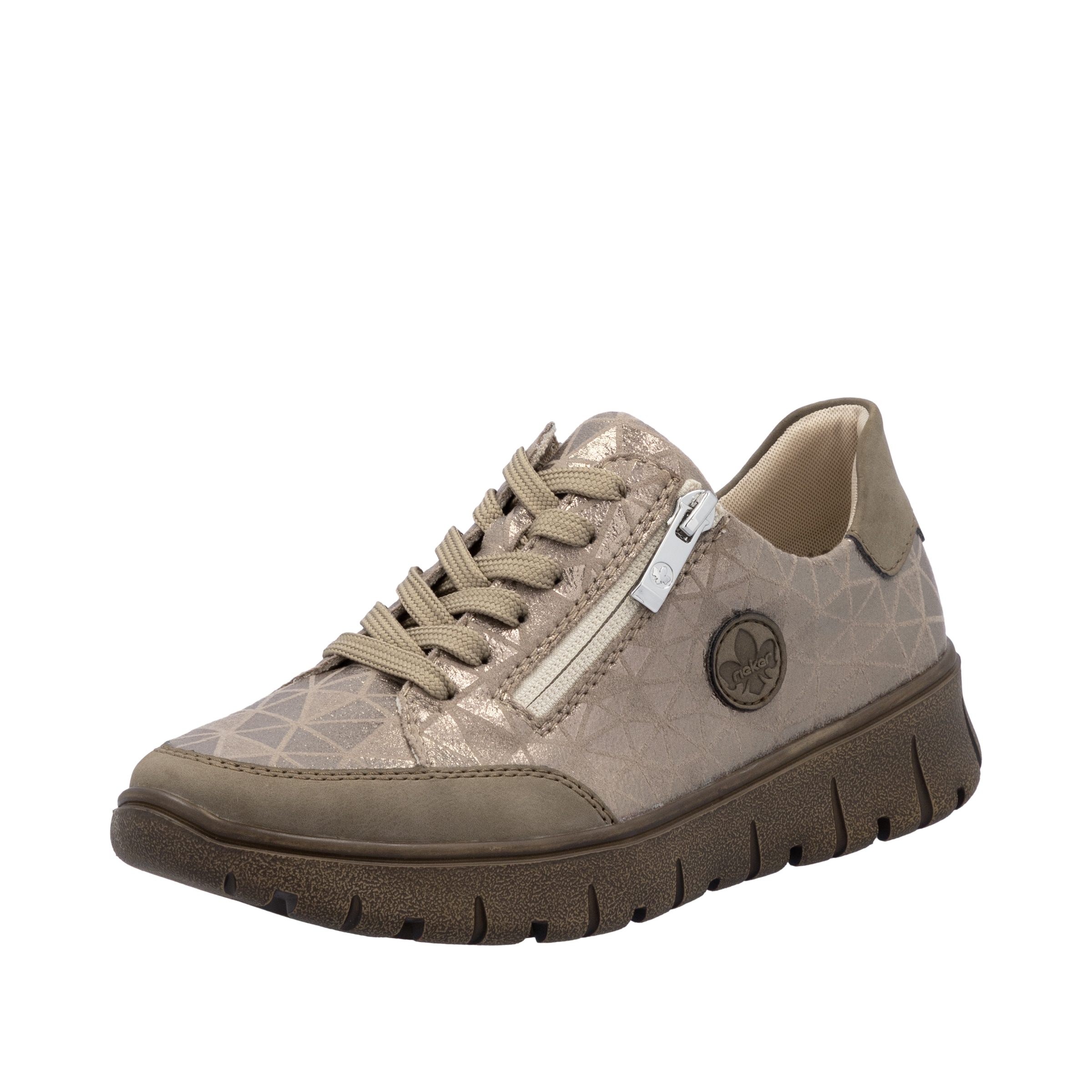 Rieker Plateausneaker, Schnürschuh, Halbschuh, Freizeitschuh in bequemer Fo günstig online kaufen