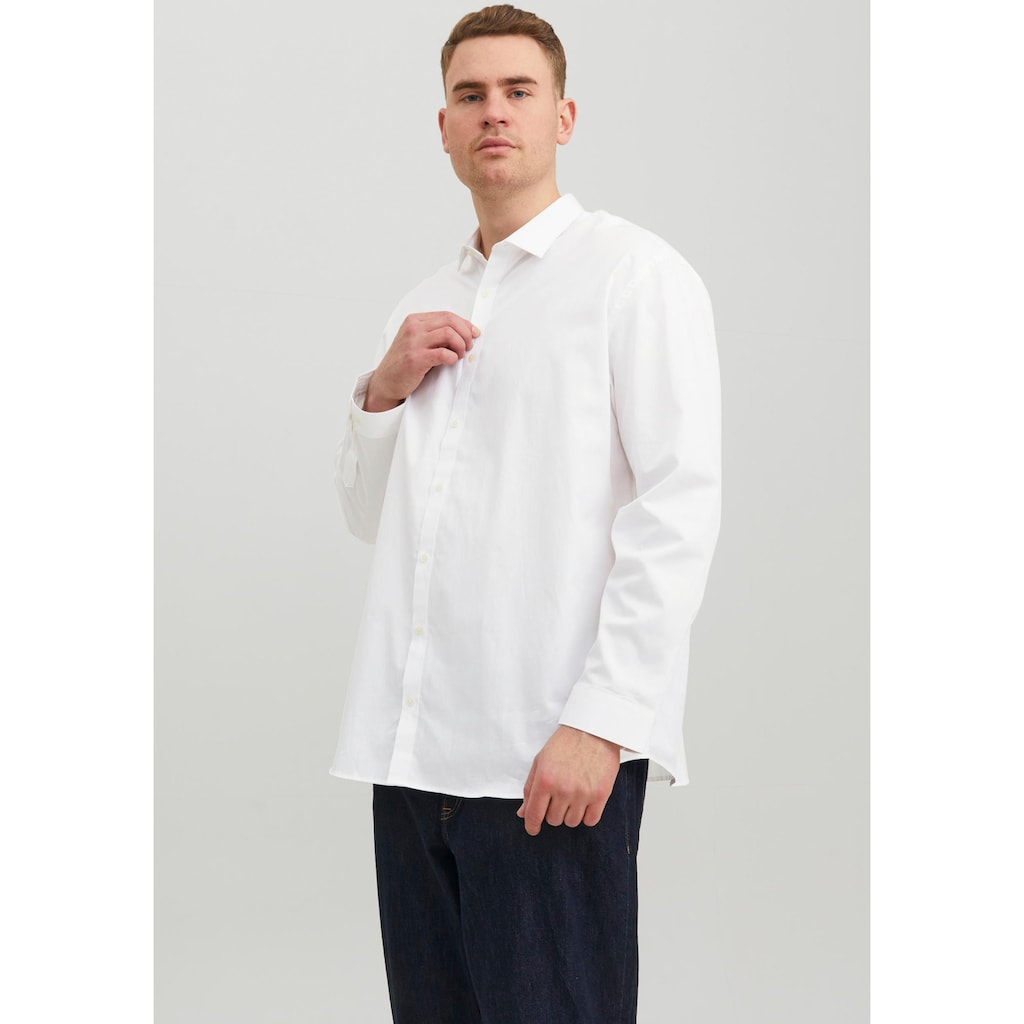 Jack & Jones PlusSize Langarmhemd »JPRBLACARDIFF SHIRT«