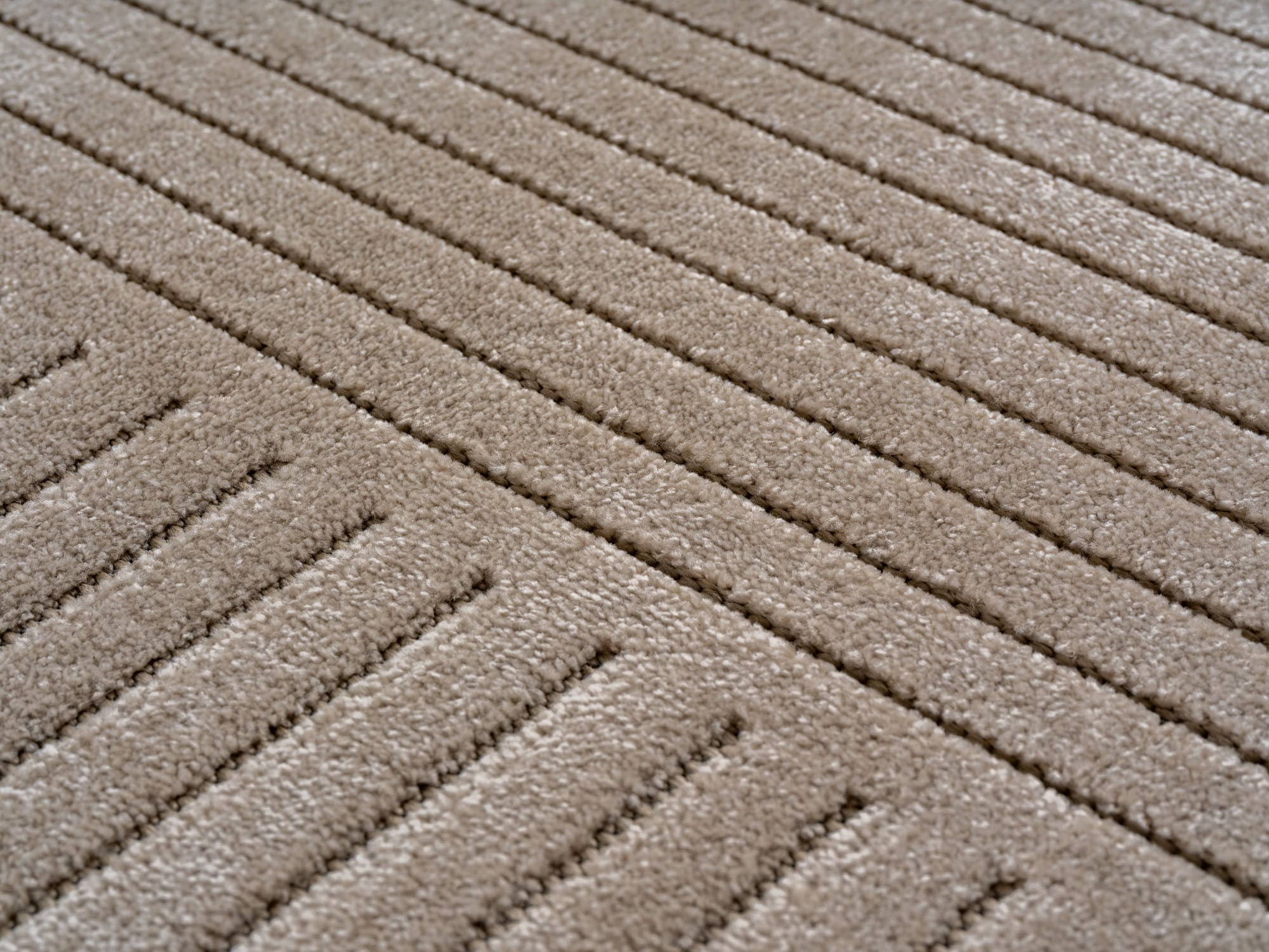 Ayyildiz Teppiche Outdoorteppich »NOVA 1202«, rechteckig, 5 mm Höhe, Läufer, In und Outdoor, Hoch Tief Effekt, Wohnzimmer, Aussenbereich