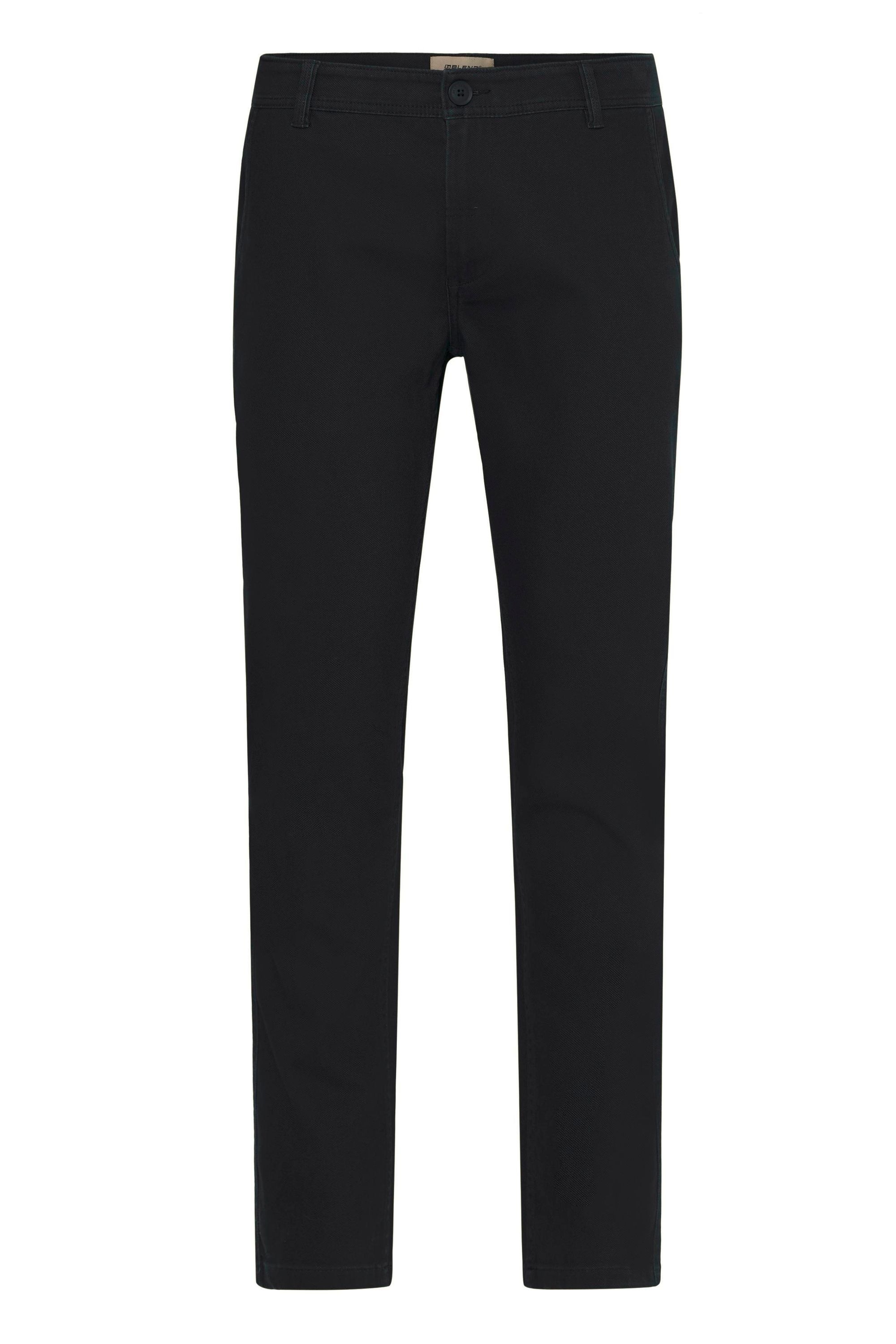 Chinohose BLEND "Chinohose BHMStino", Herren, Gr. 38, Länge 32, schwarz, Obermaterial: 98% Baumwolle CO. 2% Elasthan EL., Hosen Chinohose 4
