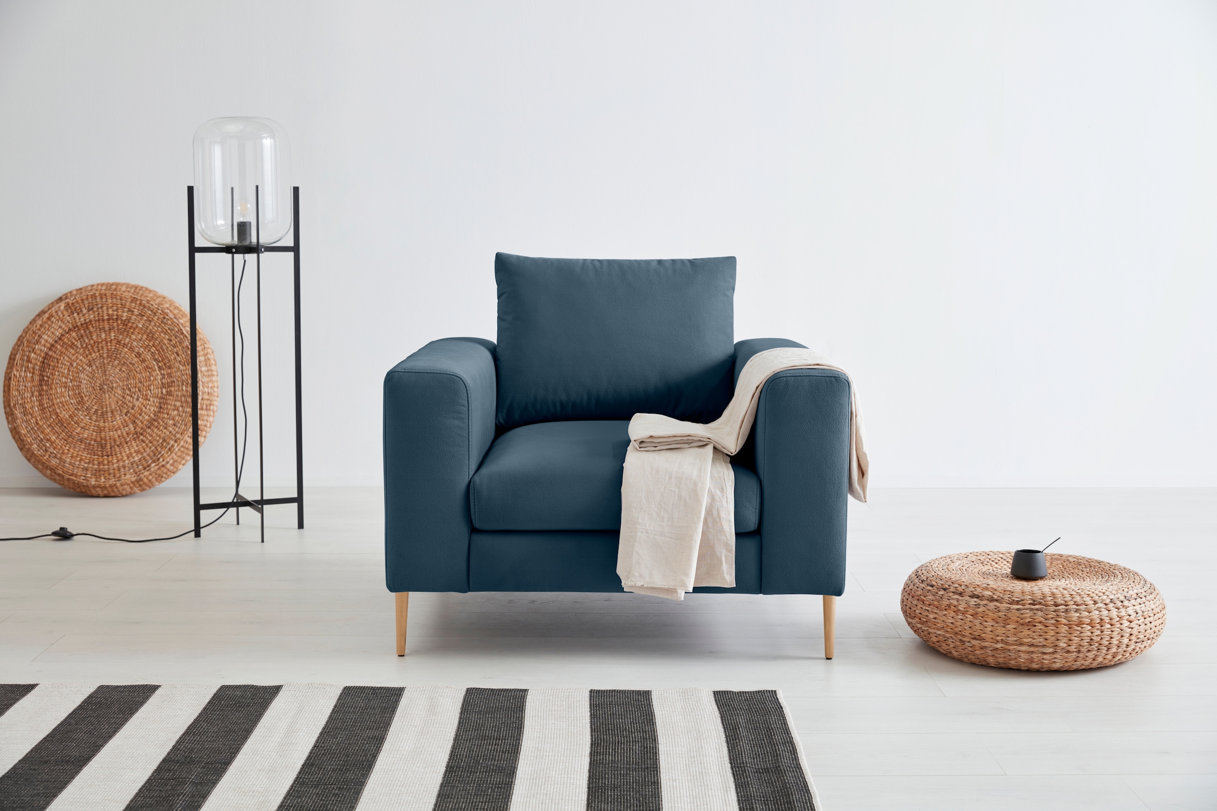 OTTO products Loungesessel »Finnja«, mit Recycling-Bezug