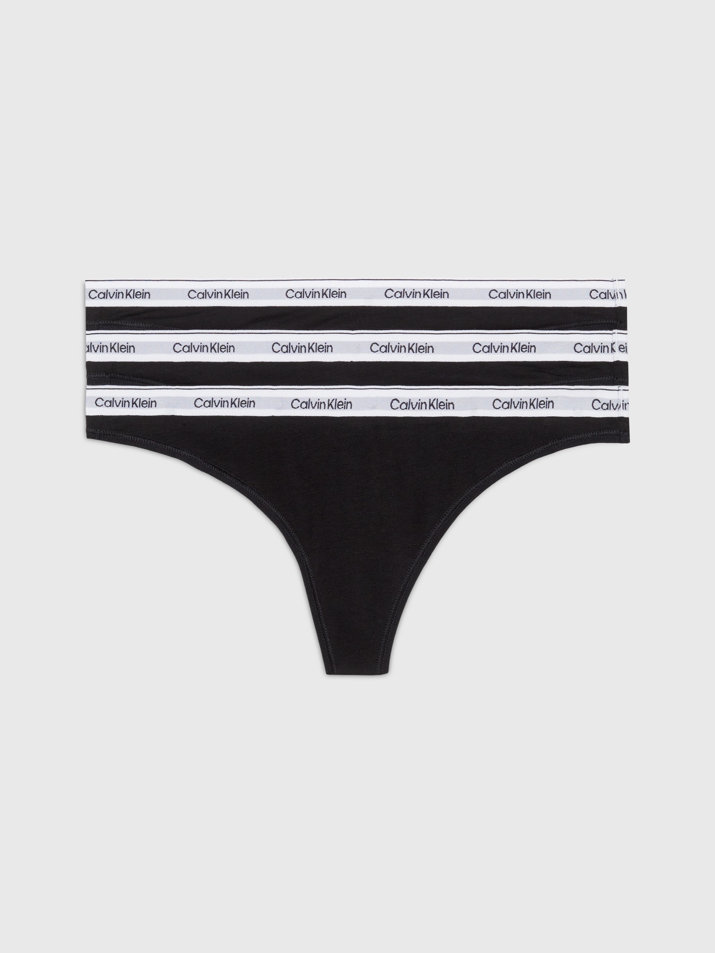 Calvin Klein String Lv00qf8444 Black XL Femme 9