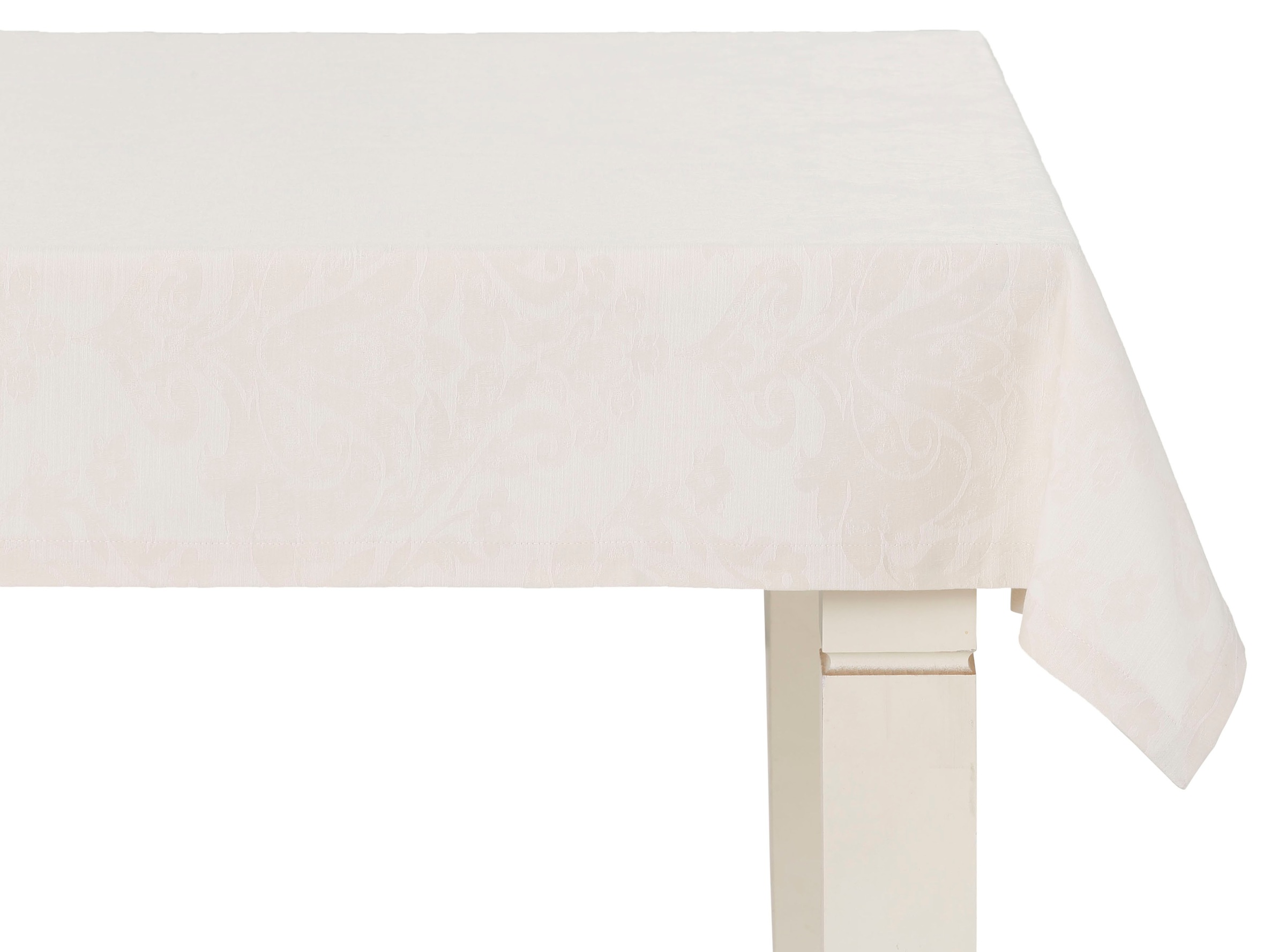 Dreams Tischdecke "Ornament" Jacquard, Uni Farben, eckig, 130x170 cm oder 1 günstig online kaufen