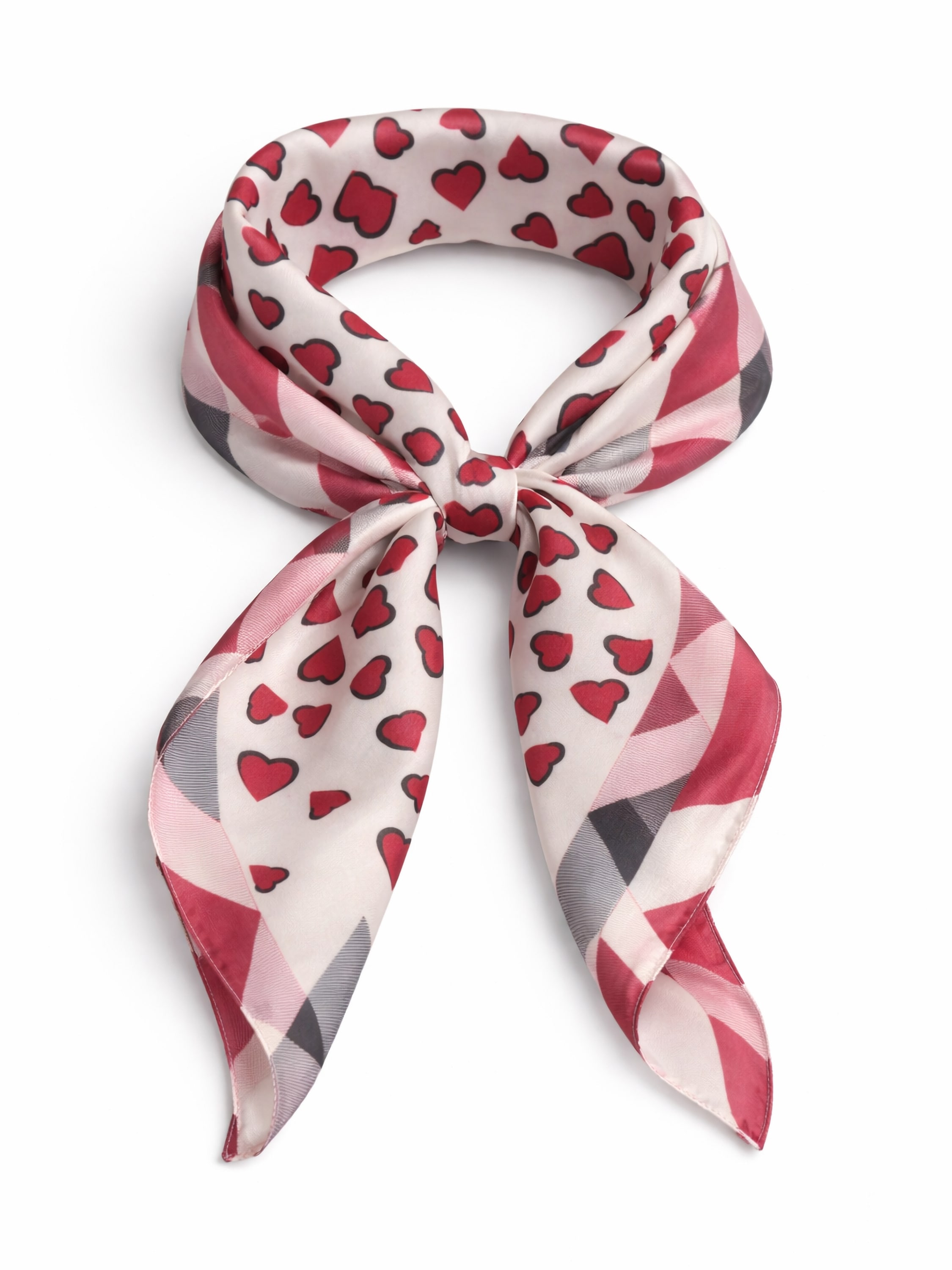 COLLEZIONE ALESSANDRO Nickituch "Herz" 1 Stk. quadratisches Halstuch mit He günstig online kaufen