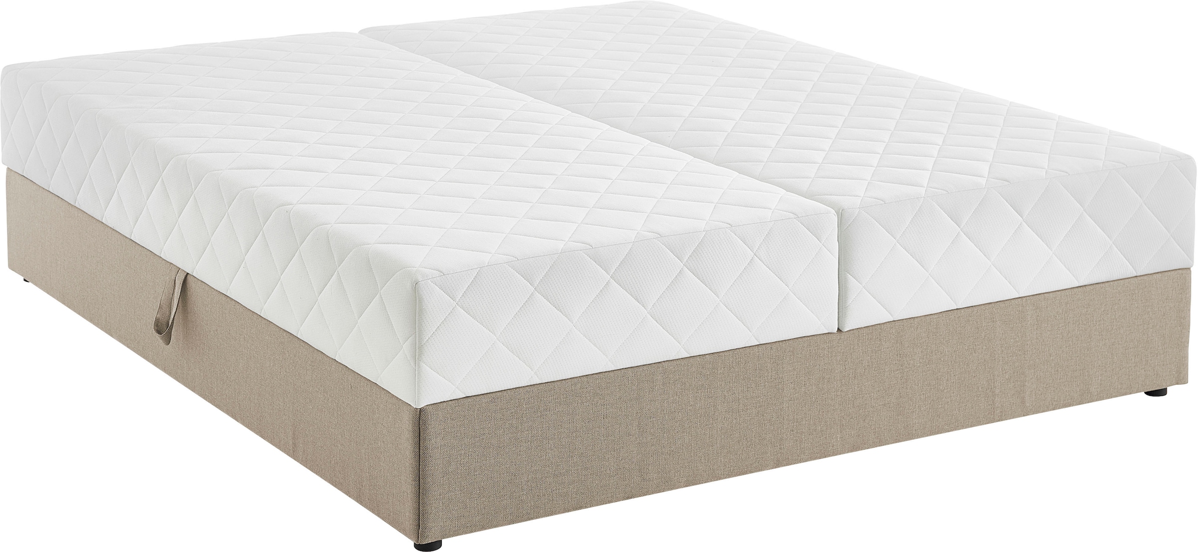 ATLANTIC home collection Boxbett »BELINA«, mit Taschenfederkernmatratze und geräumigem Bettkasten