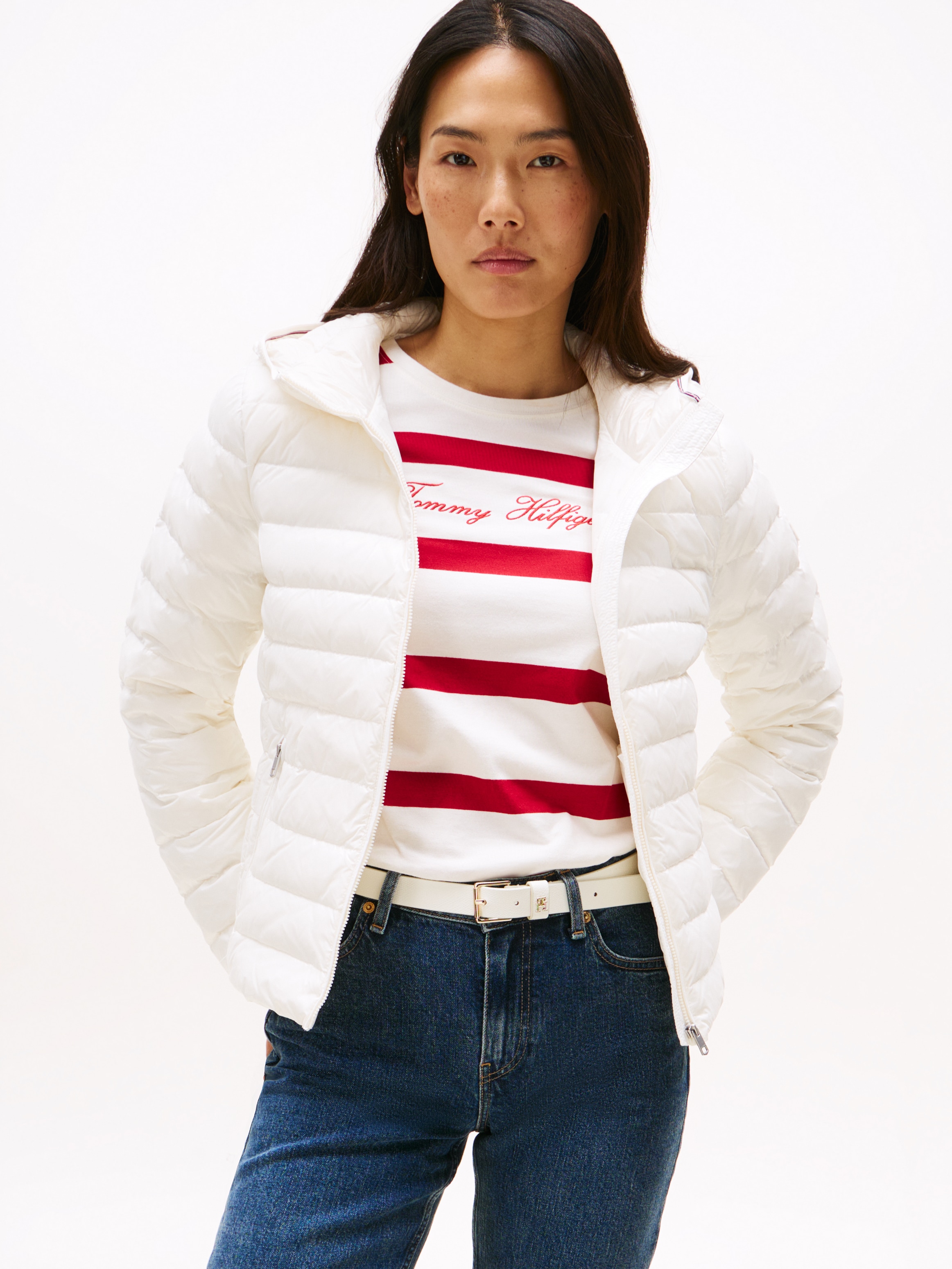 Tommy Hilfiger Steppjacke "UL DOWN REG HOODED JACKET", mit Kapuze günstig online kaufen