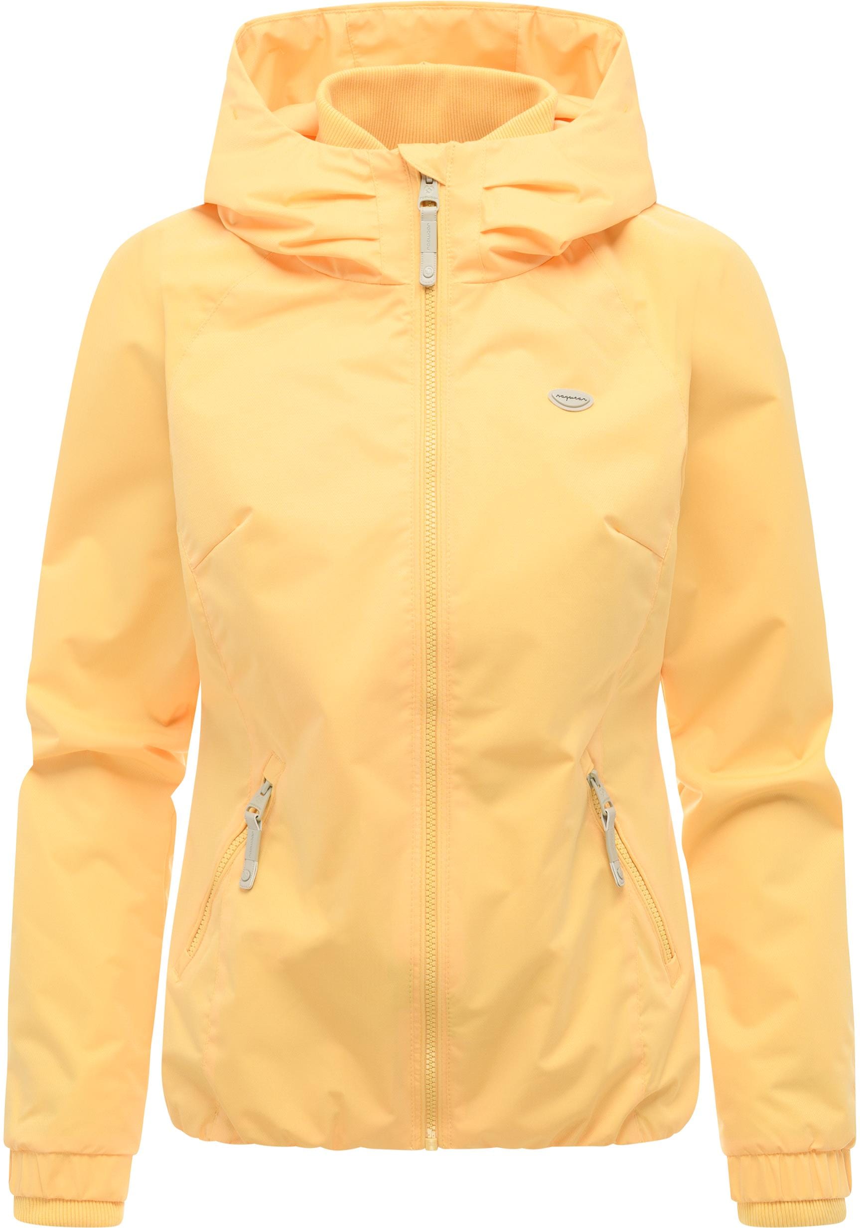 Ragwear Outdoorjacke "Dizzie Tech" mit Kapuze Wasserdichte Damen Übergangsjacke mit großer Kapuze