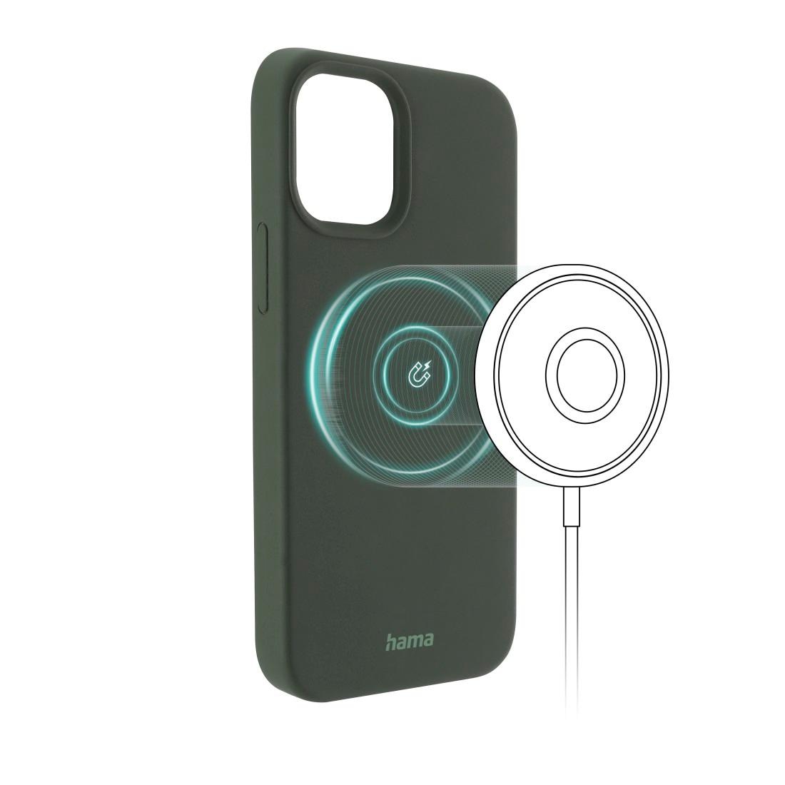 Hama Smartphone-Hülle »Handy Cover für iPhone 12 mini für Apple MagSafe Finest Feel Pro«
