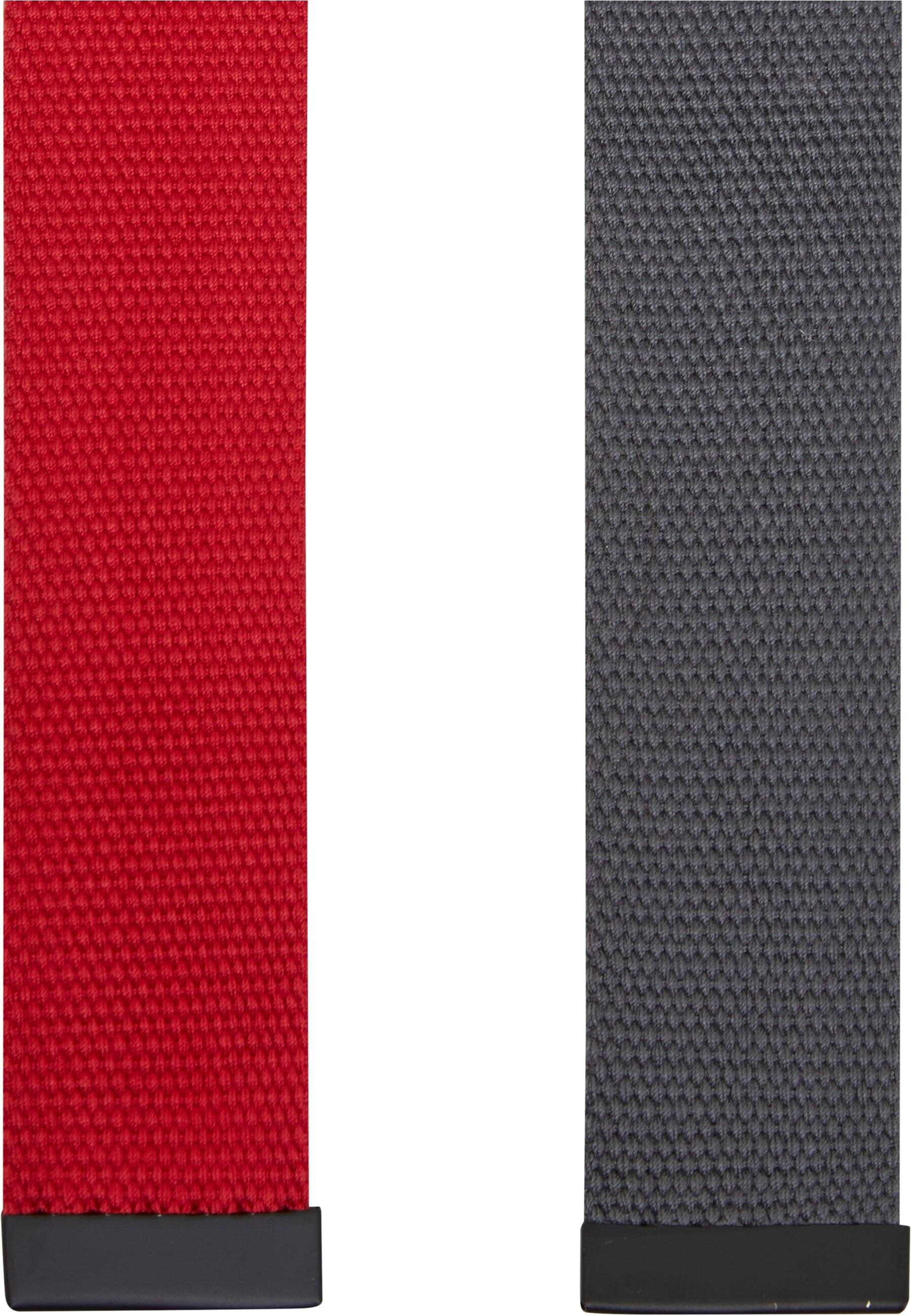 URBAN CLASSICS Synthetikgürtel »Urban Classics Canvas Belt 2-Pack«