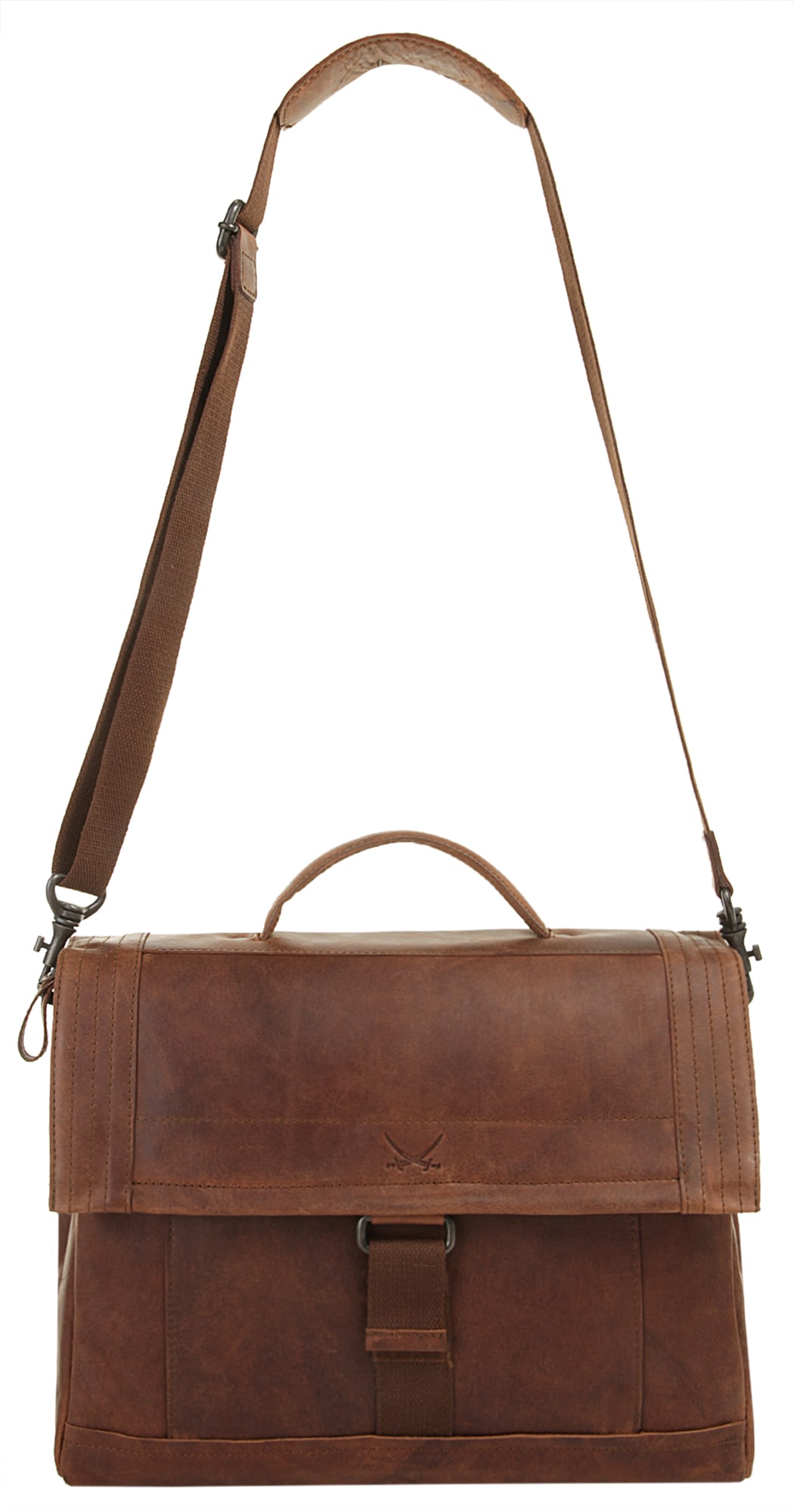 Sansibar Messenger Bag, echt Leder