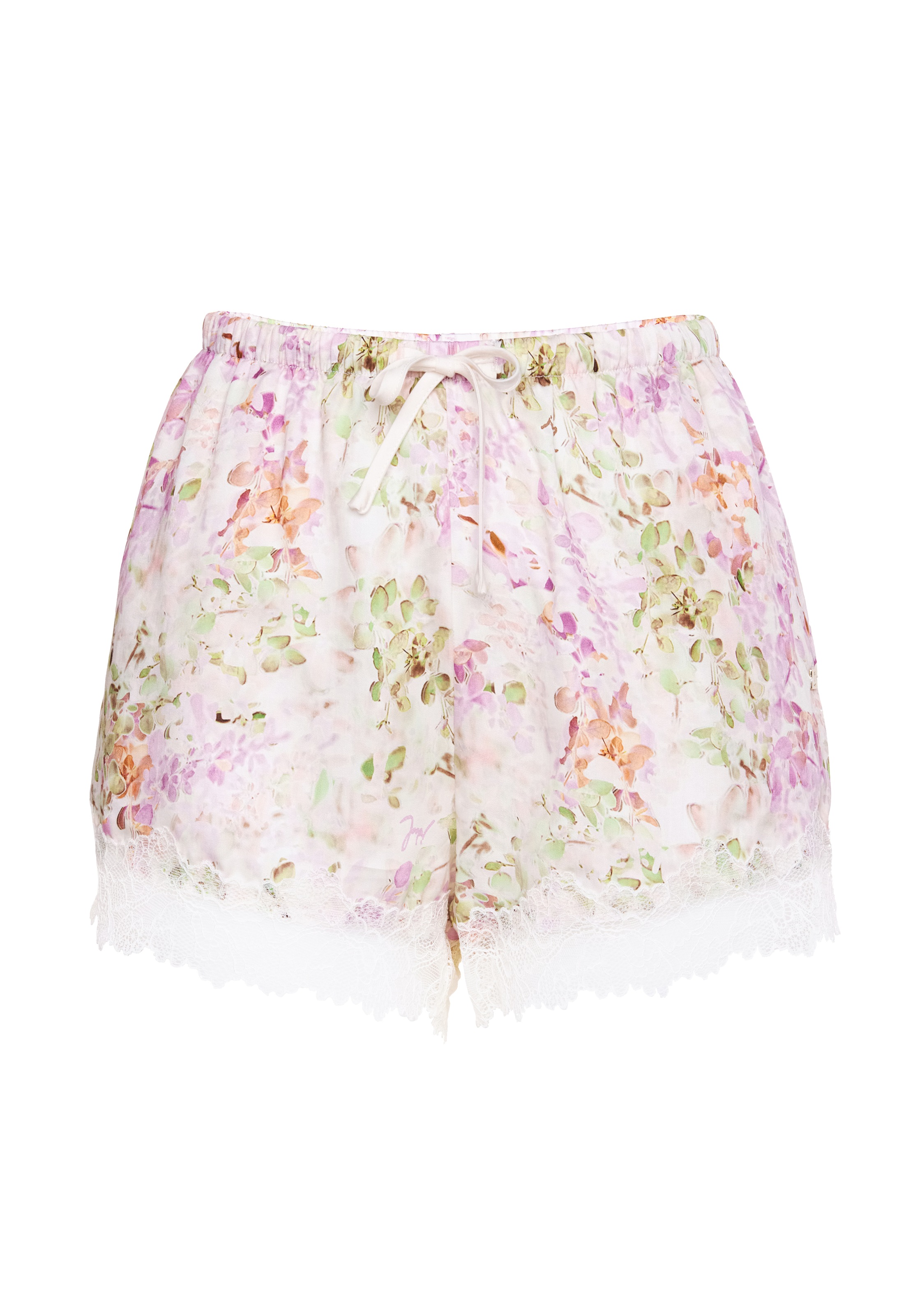 JOOP Shorts "Wild Bloom" mit floralem Print und Spitzendetails günstig online kaufen