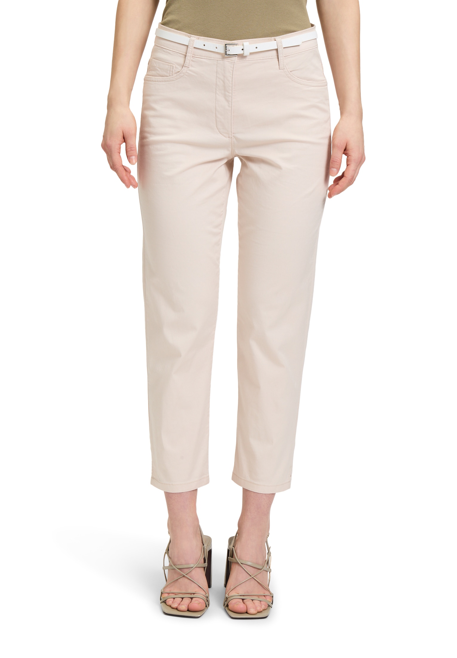 Betty Barclay Stoffhose "Betty Barclay Damen Sommerhose mit Gürtel", Mit Gü günstig online kaufen