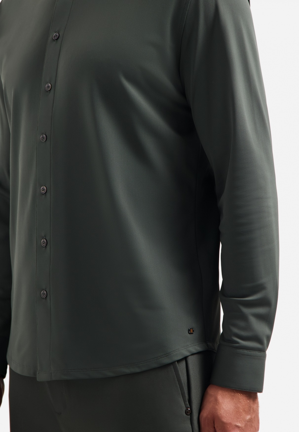 NO EXCESS Langarmhemd »No Excess Sedoc-Reisehemd Shirt Jersey Travel«