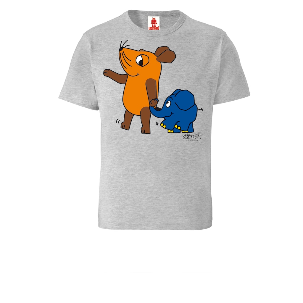 LOGOSHIRT T-Shirt »Sendung mit der Maus - Maus & Elefant«