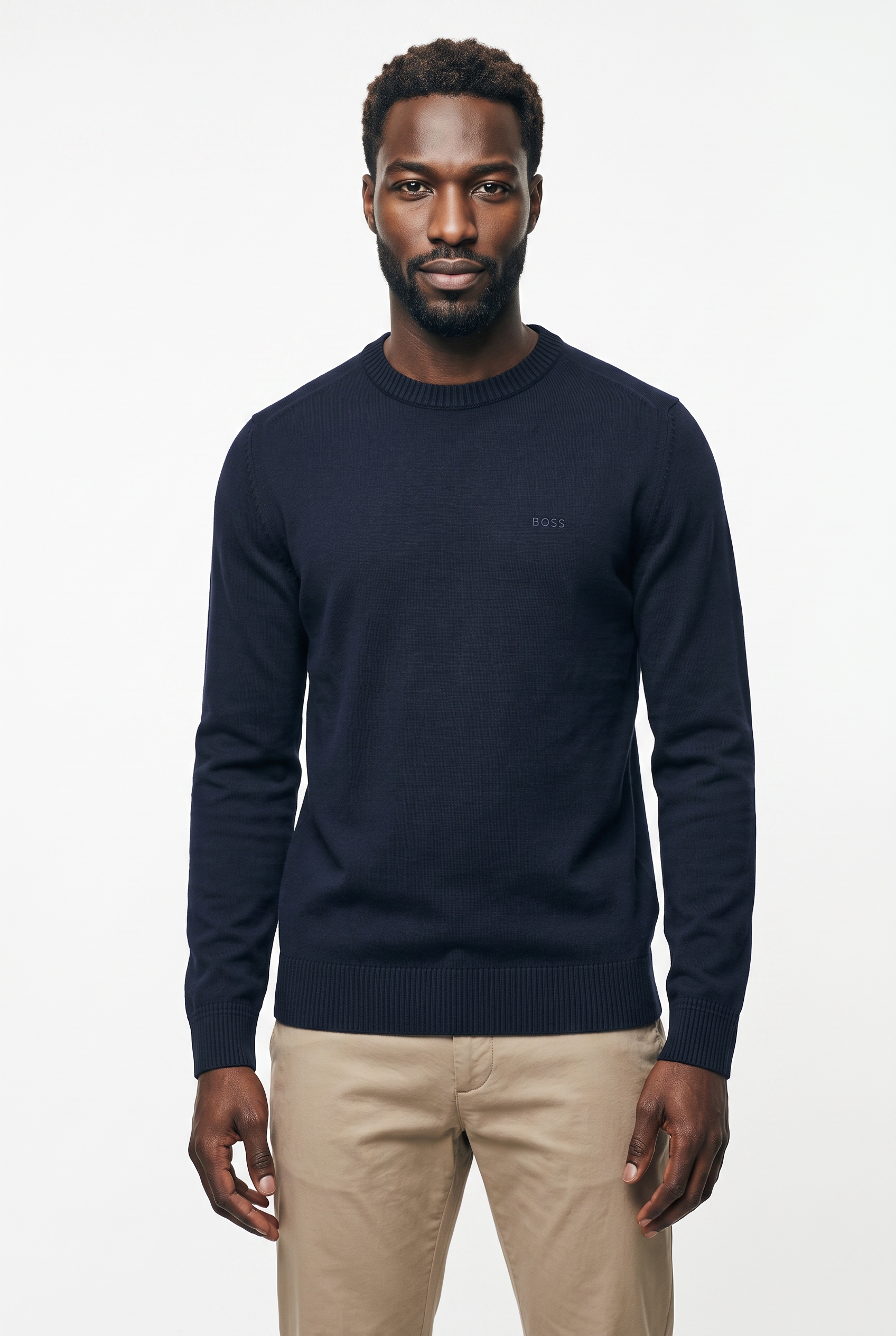 BOSS ORANGE "Avac" mit Schurwolle, Regular Fit, gesticktes Logo
