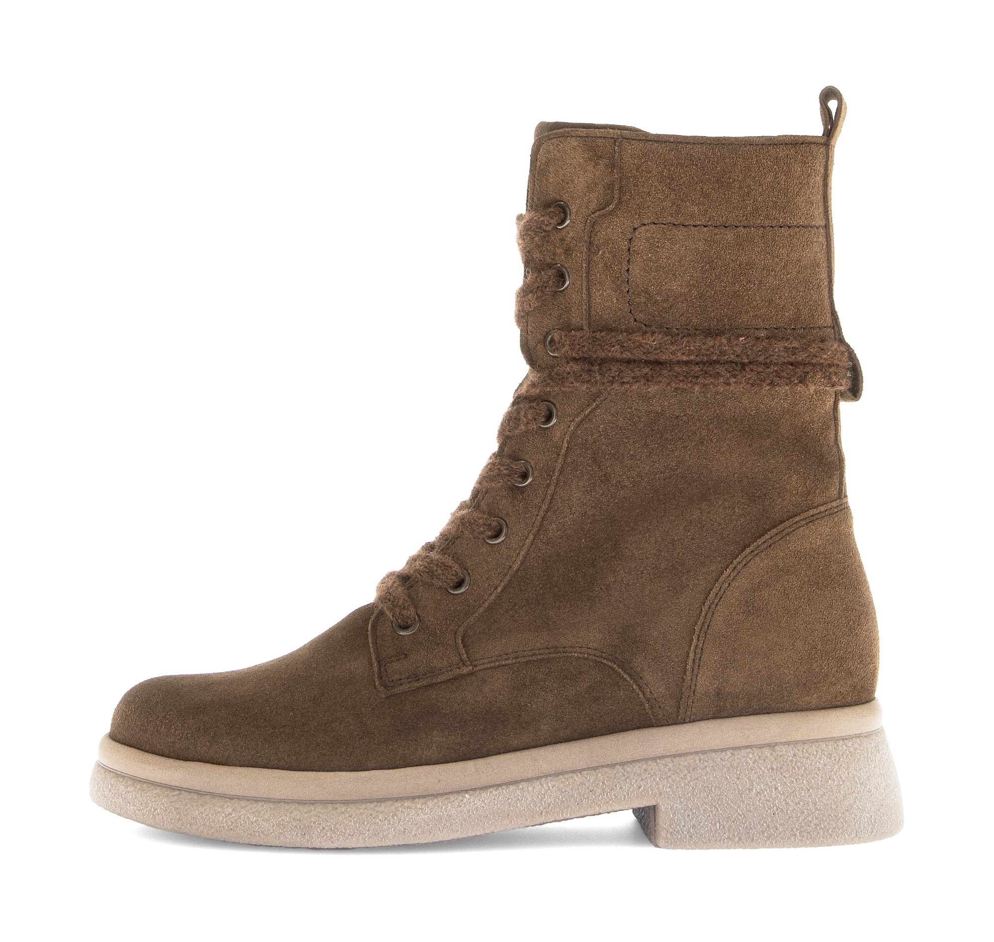 Gabor Schnürboots  , Blockabsatz, Schnürstiefelette mit Innenreißverschluss, G-Weite
