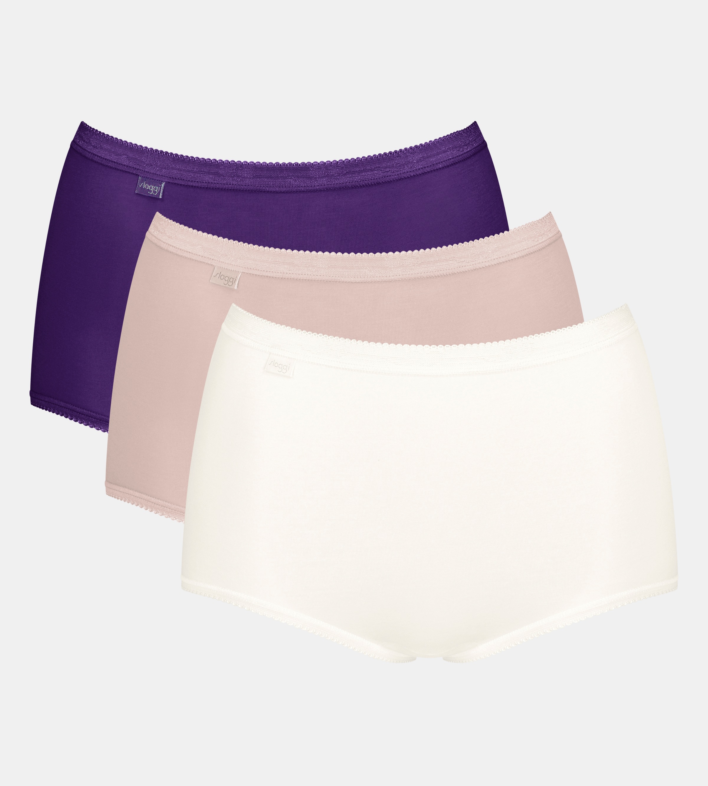 sloggi Maxislip "Basic+", (3er Pack), Baumwollmischung, weiche Nähte, Singl günstig online kaufen
