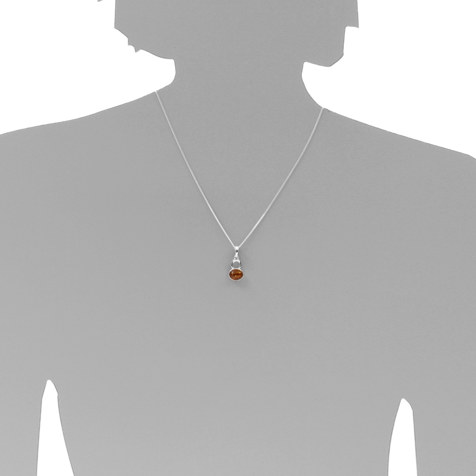 OSTSEE-SCHMUCK Kettenanhänger »- Hedda - Silber 925/000 - Bernstein«