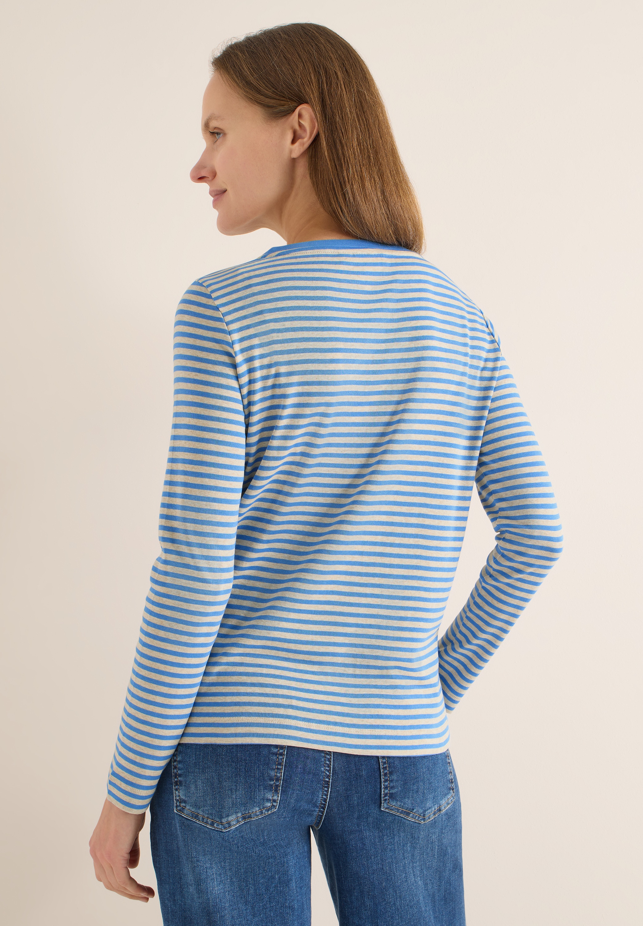 Cecil Langarmshirt im soften Baumwoll-Mix