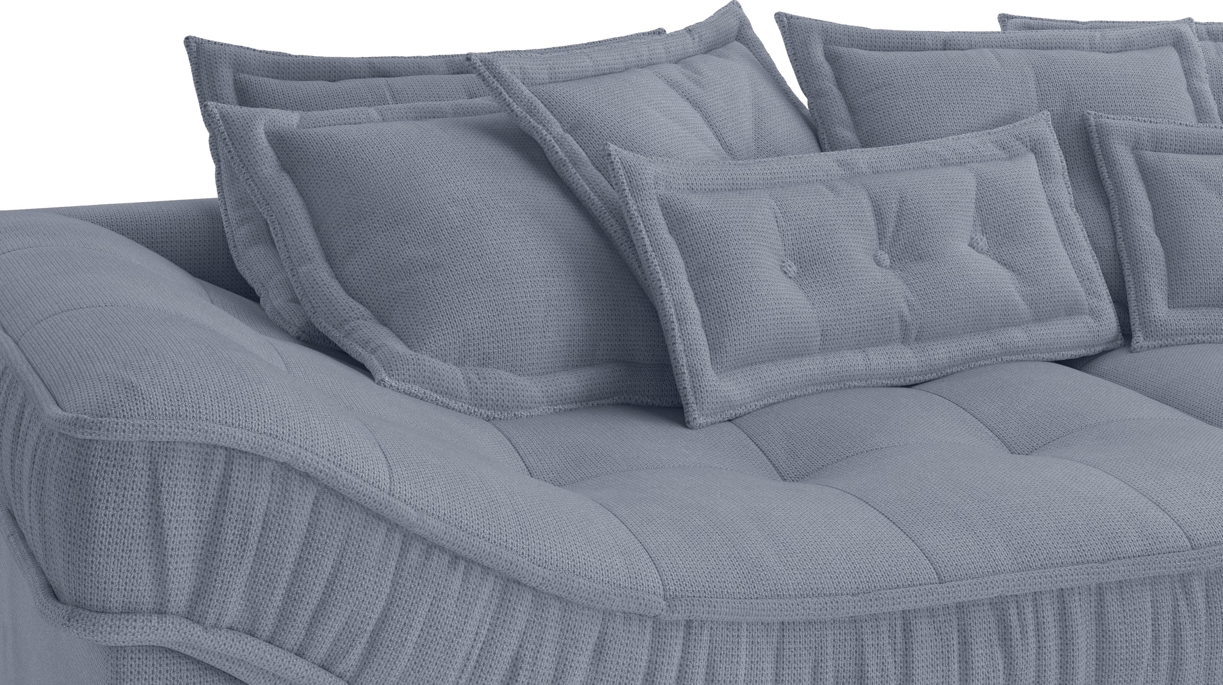 Mr. Couch Ecksofa »Diwan II, L-Form«, Wahlweise mit Kaltschaumpolsterung bis 140 kg belastbar