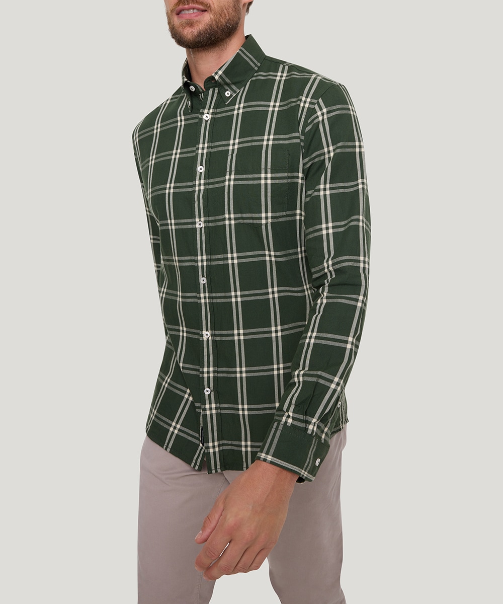 Pierre Cardin Karohemd, mit Button-down-Kragen, Modern Fit günstig online kaufen