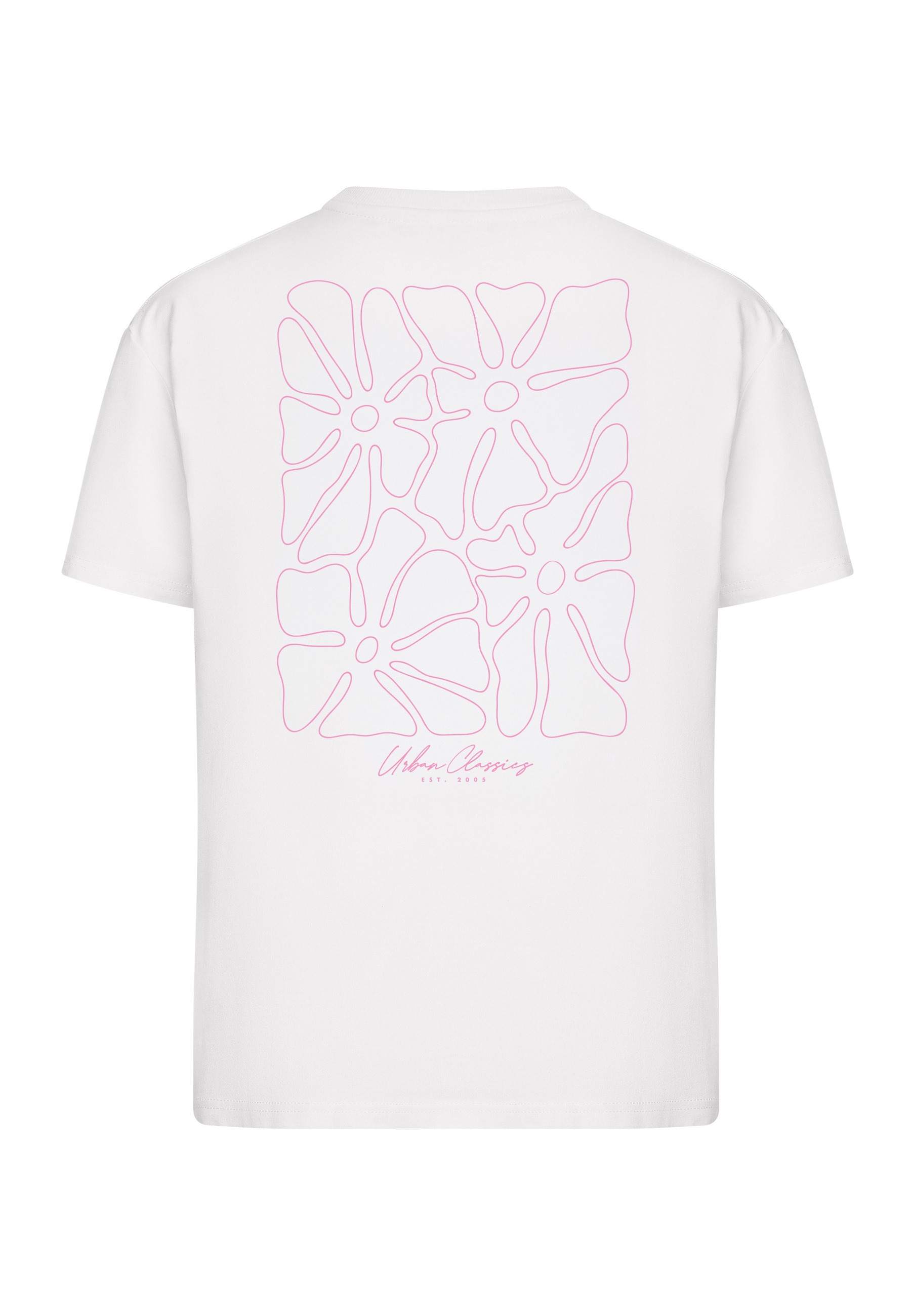 URBAN CLASSICS T-Shirt »Urban Classics Ladies Urban Classics Flower Logo Loose Tee« 1