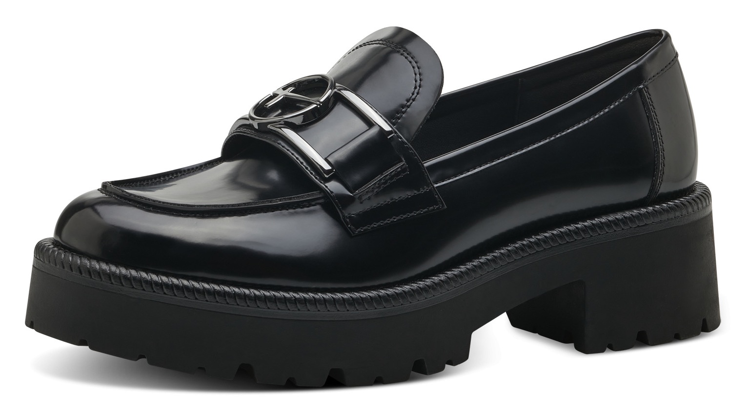 Slipper, mit trendigem Schmuckelement