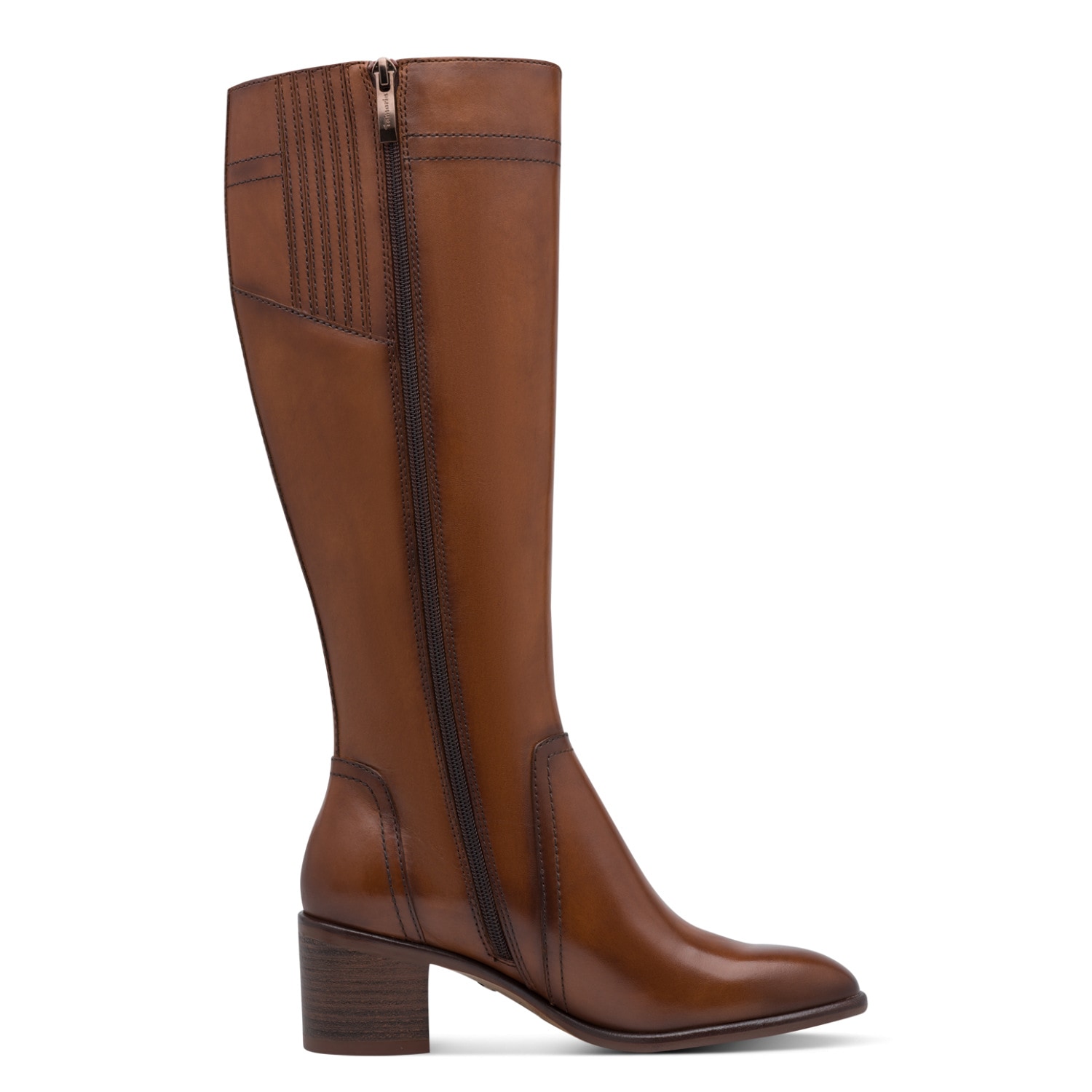 Tamaris Stiefel  Blockabsatz, Langschaftstiefel mit Zierschnalle