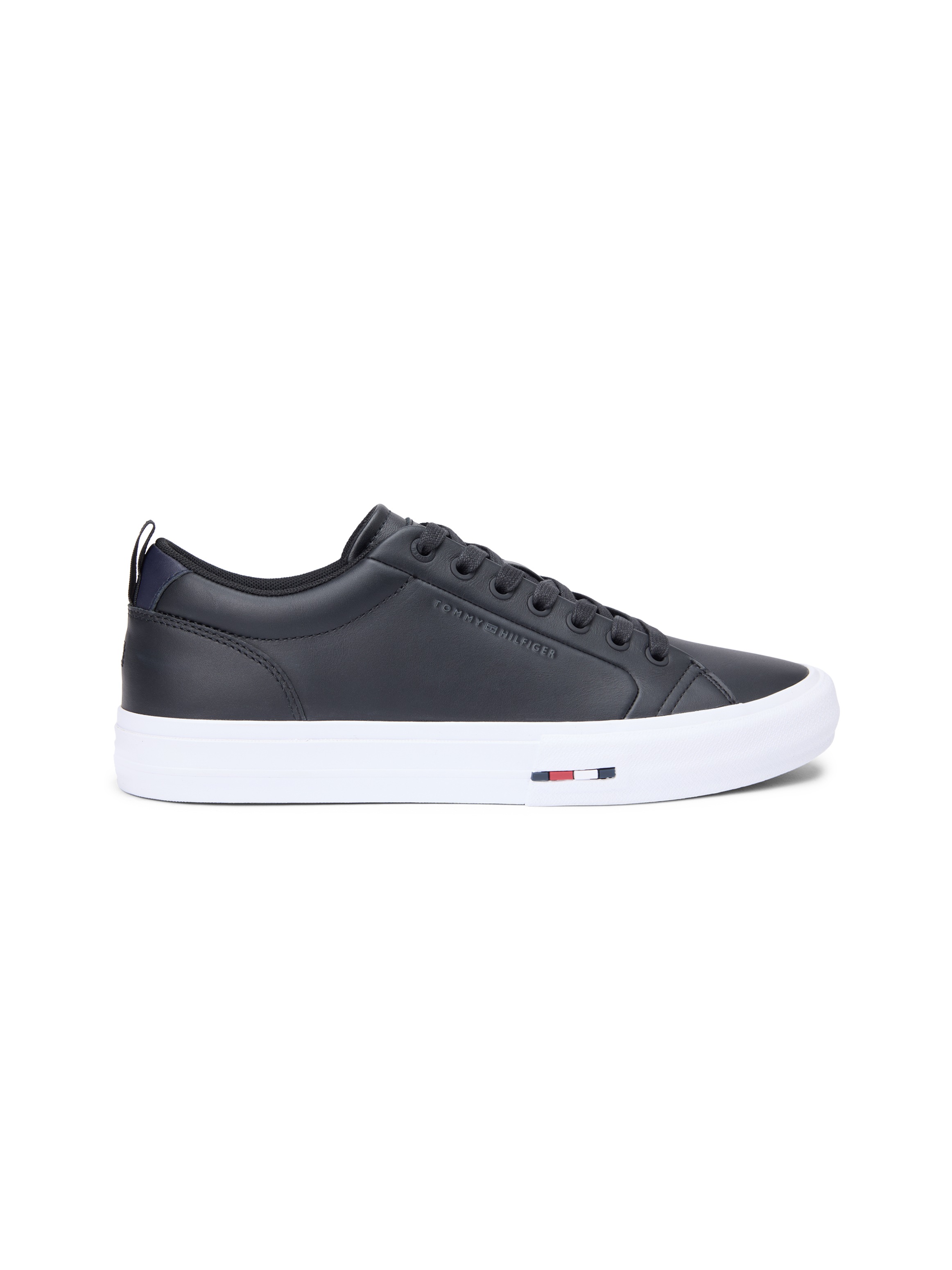 Tommy Hilfiger Sneaker »HARLEM STREET LTH«  Freizeitschuh, Halbschuh, Schnürschuh mit TH-Logo -klein ausfallend