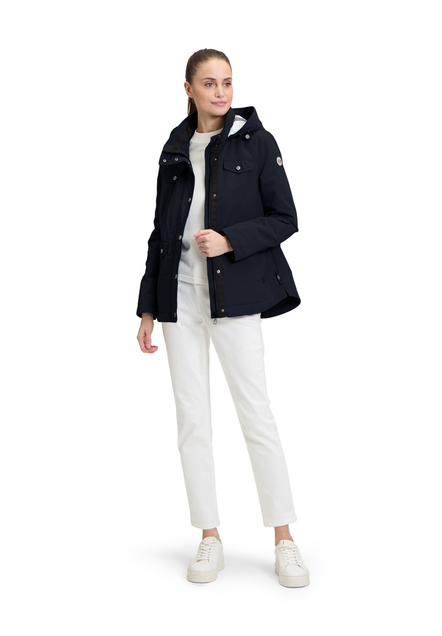 Gil Bret Outdoorjacke, mit Kapuze, mit abnehmbarer Kapuze