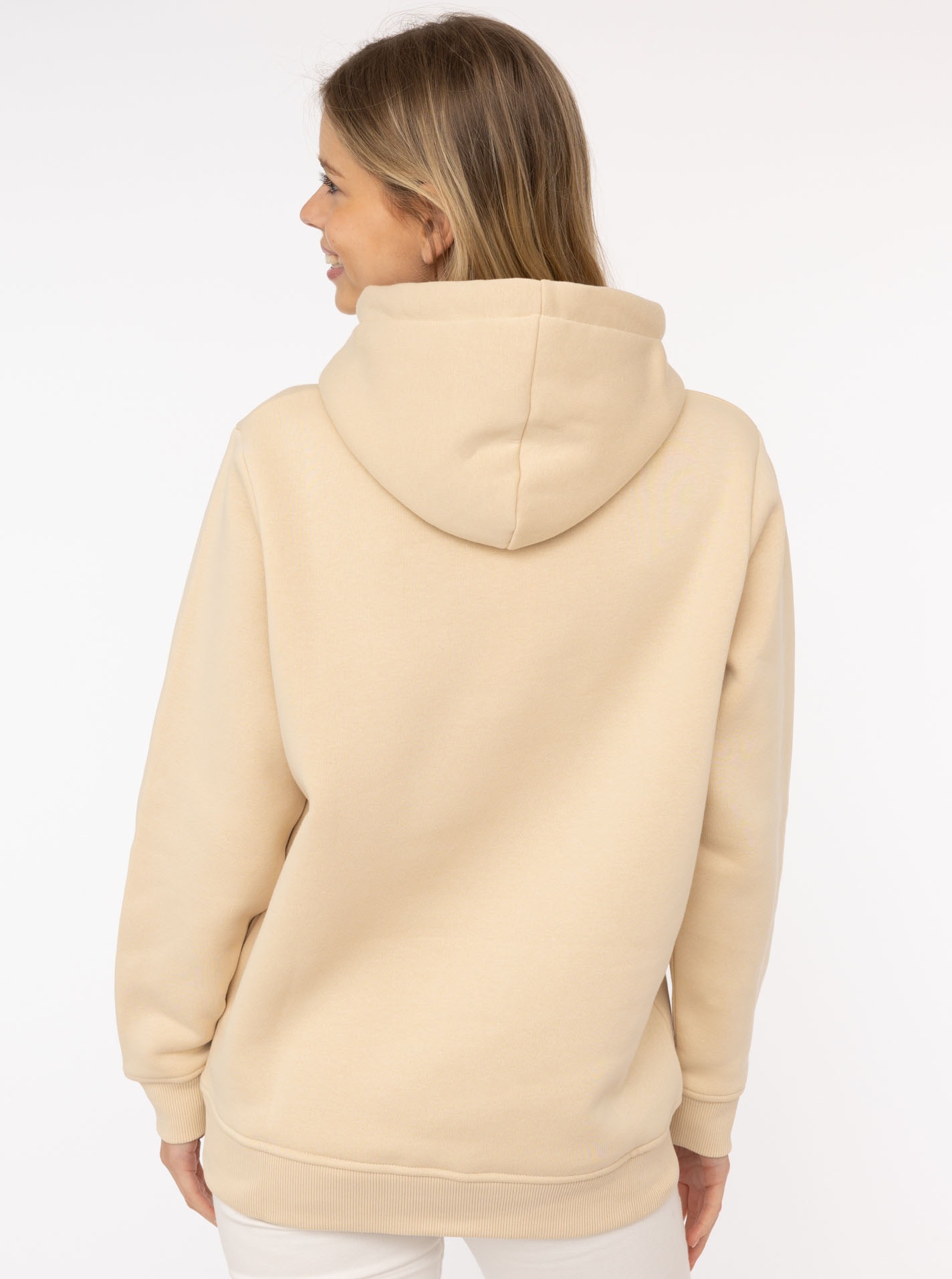 Thumbnail - Zwillingsherz Sweatshirt, Kapuze, Langarm, Kordelzug, Stickerei vorn, modisch