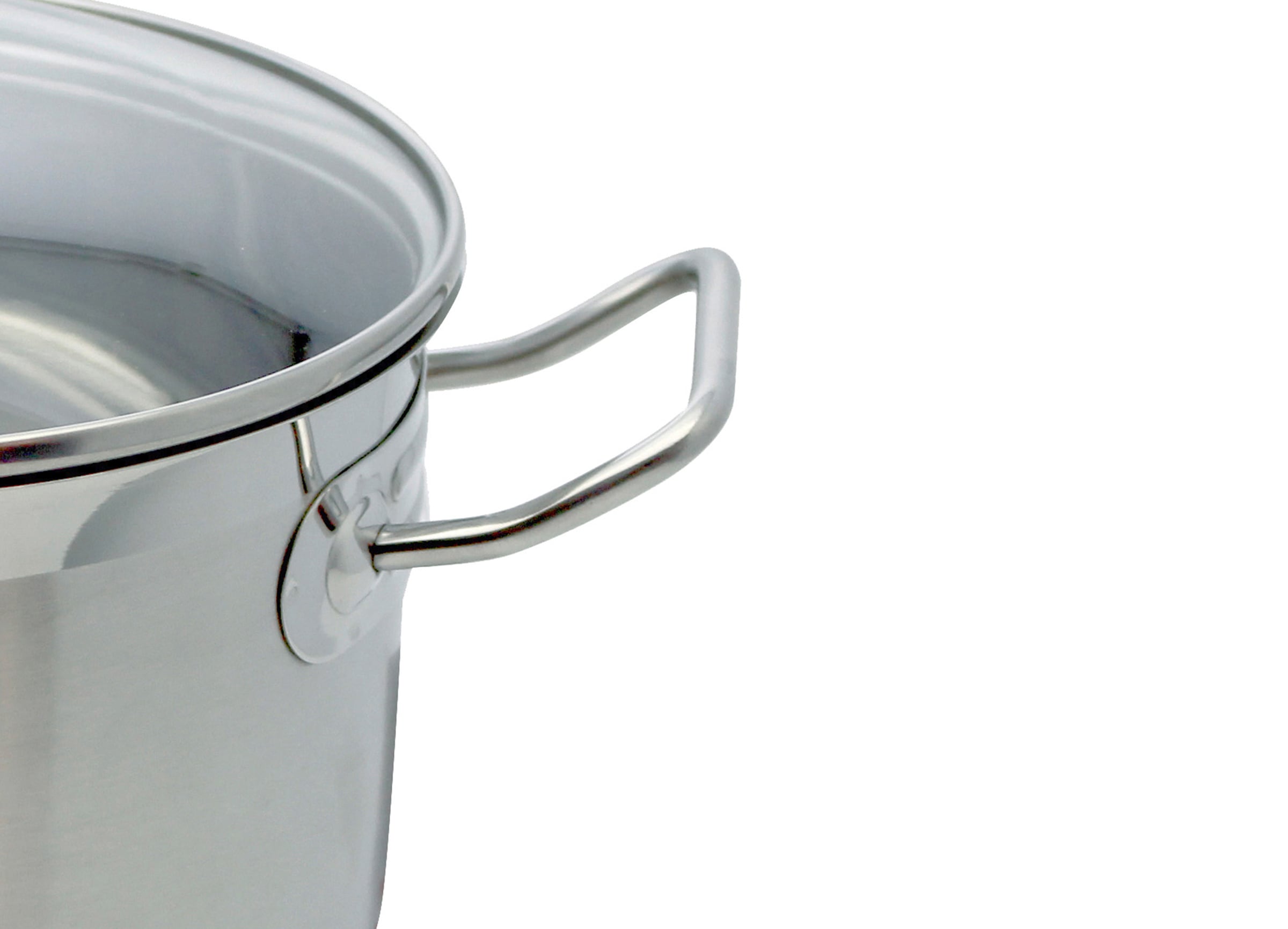 Elo Basic Topf-Set »Basic Profi Duo Therm Topfset 6-teilig«, Edelstahl, (Set, 10 tlg.), Volumenskala, integriertes Öl-Dosiersystem