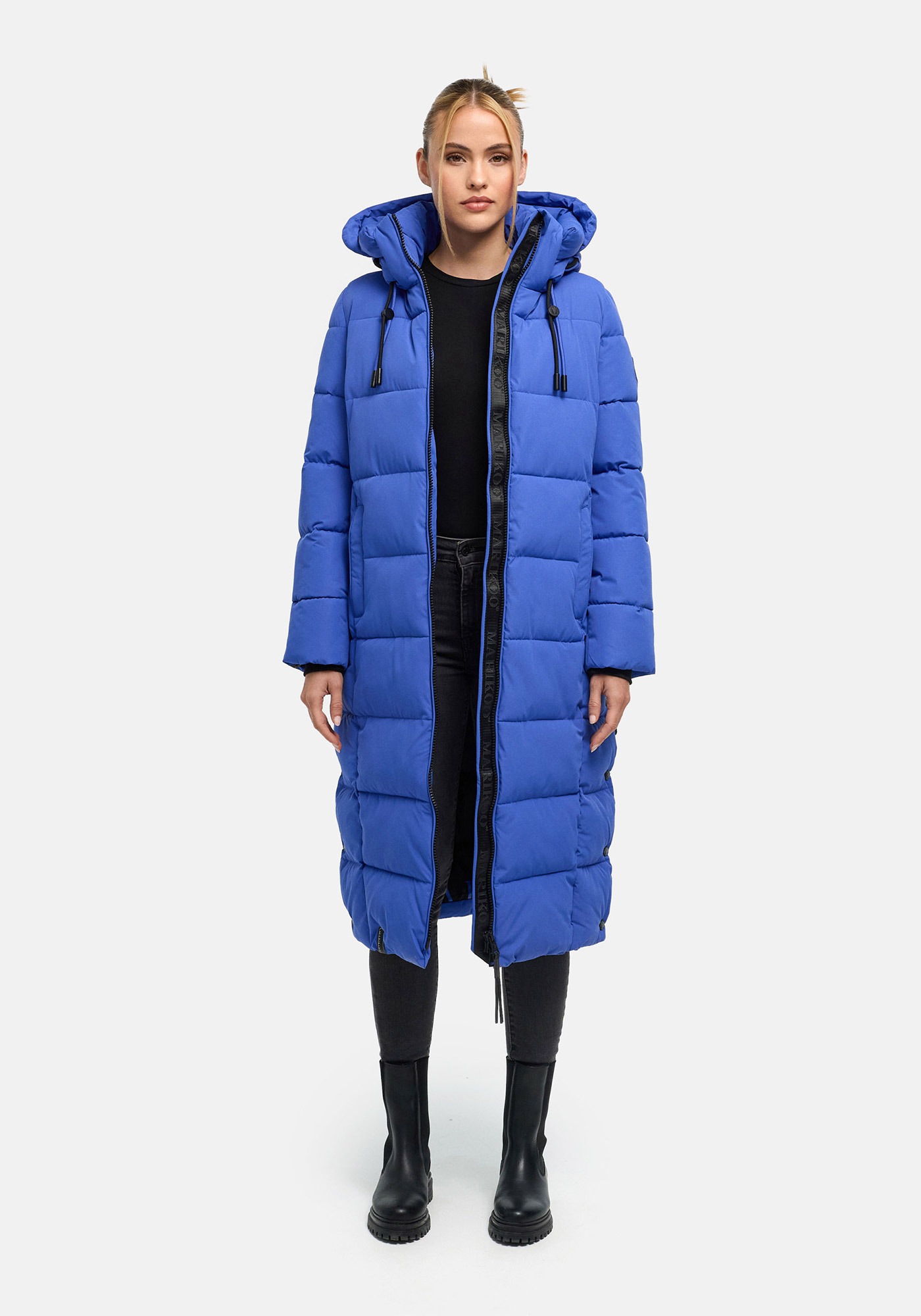 Marikoo Winterjacke »Nadeshikoo XIV« extra langer Winter Mantel gesteppt