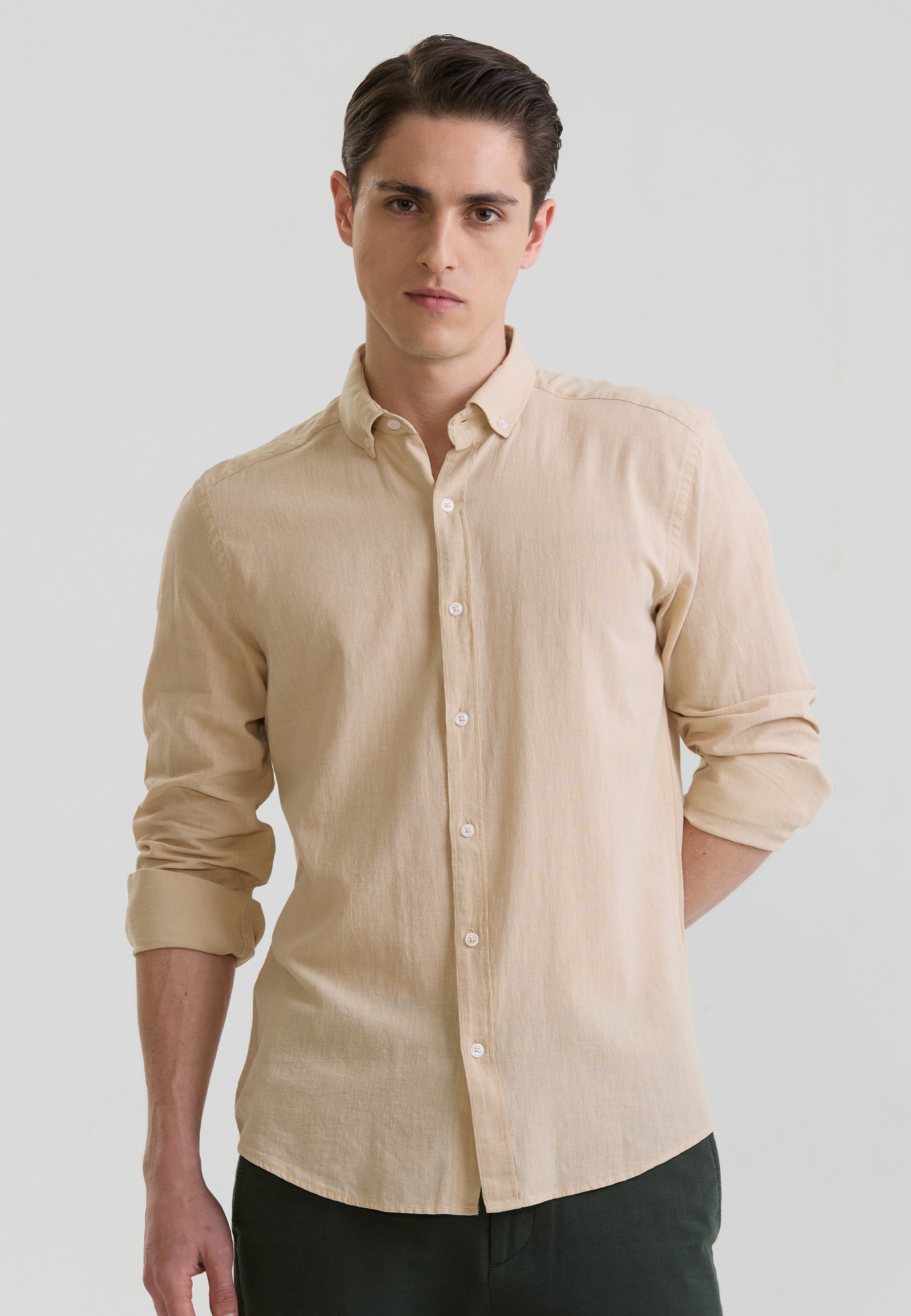 Felix Hardy Langarmhemd "Basic Hemd"