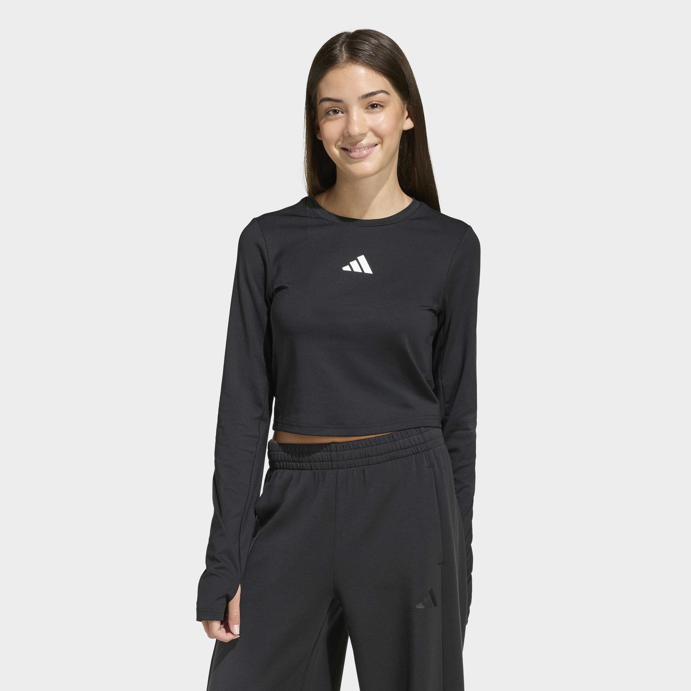 adidas Sportswear Funktionsshirt "JG TF CROP LS"