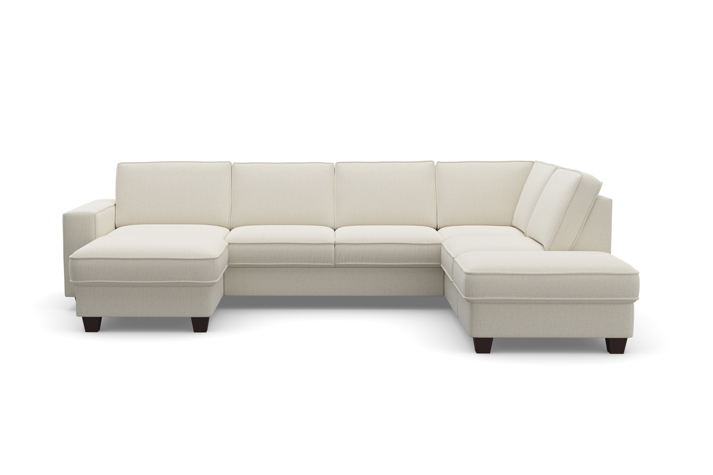 Home affaire Wohnlandschaft "County U-Form" wahlweise Ottomane links oder r günstig online kaufen