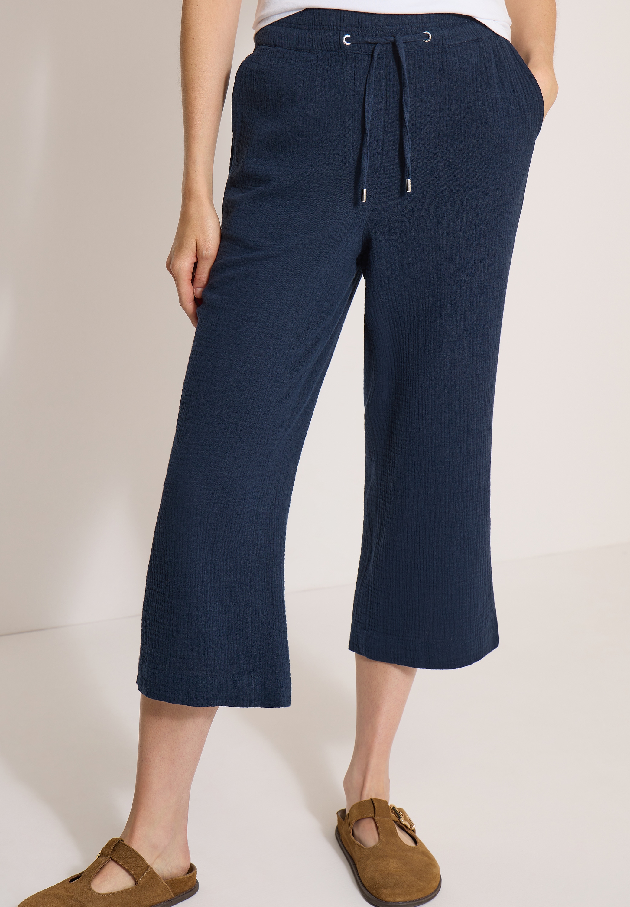 Cecil Stoffhose High Waist
