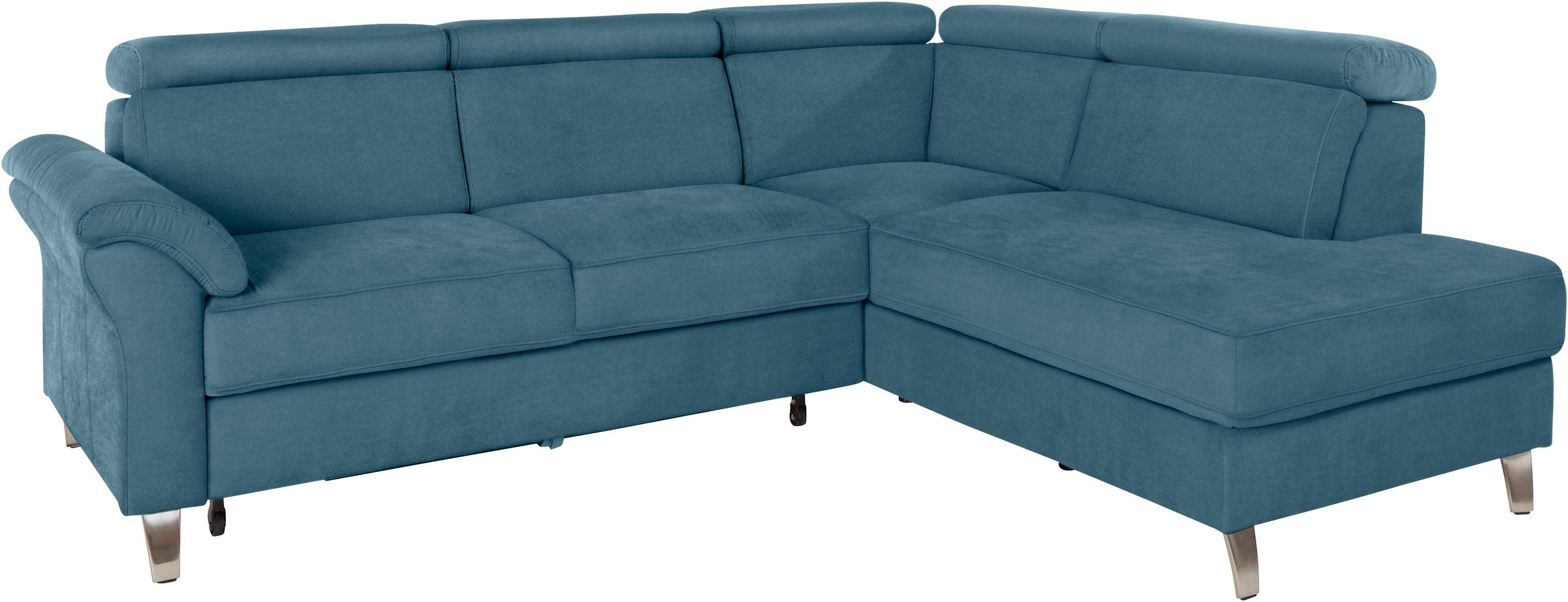 sit&more Ecksofa, inklusive Kopfteilverstellung, wahlweise mit Bettfunktion und Bettkasten
