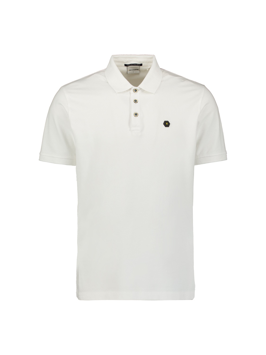 NO EXCESS Poloshirt »No Excess Poloshirt Polo Pique Garment Dyed«