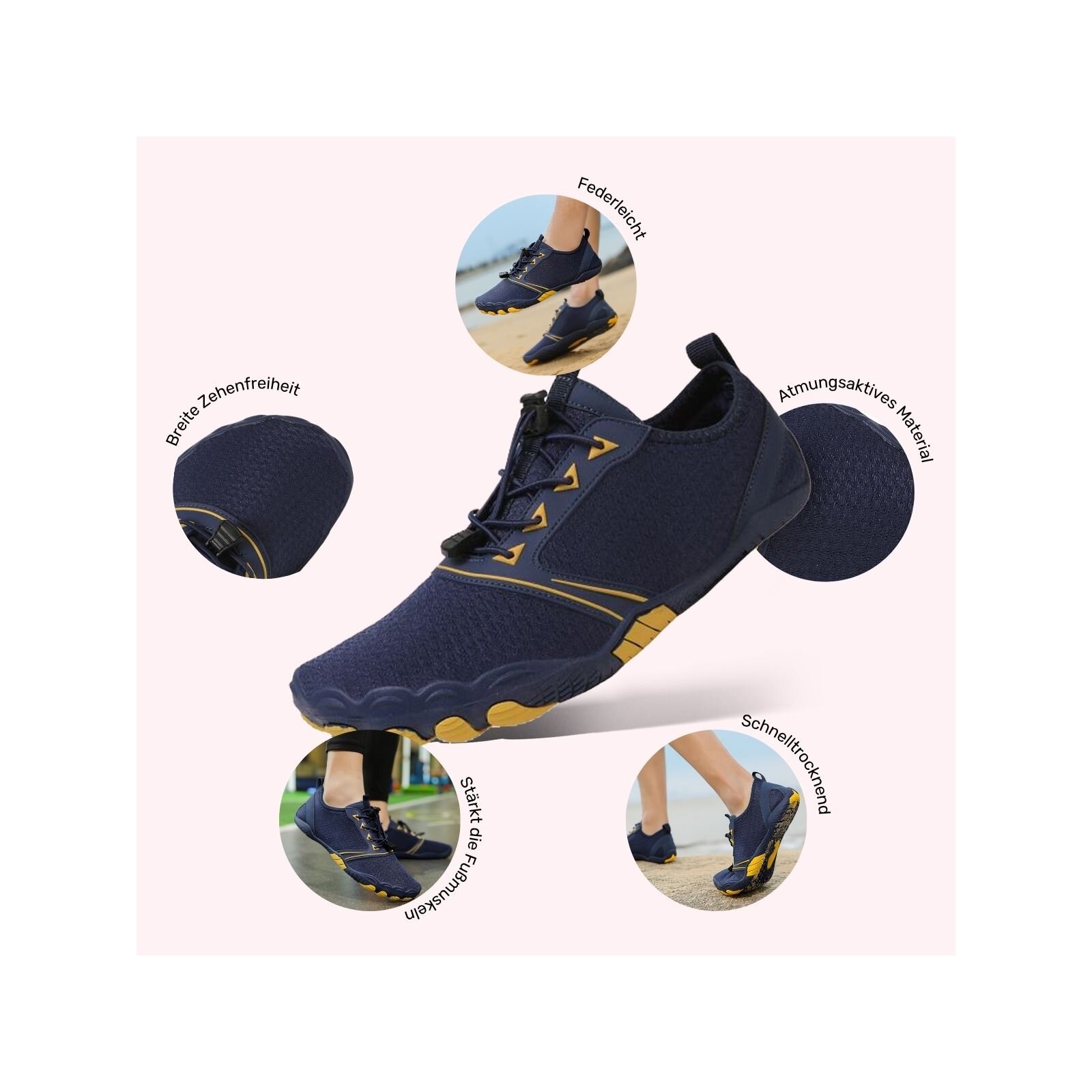DOTALES Barfußschuh »Activestep Barfußschuhe Damen & Herren Barfußschuhe«, Minimalschuhe