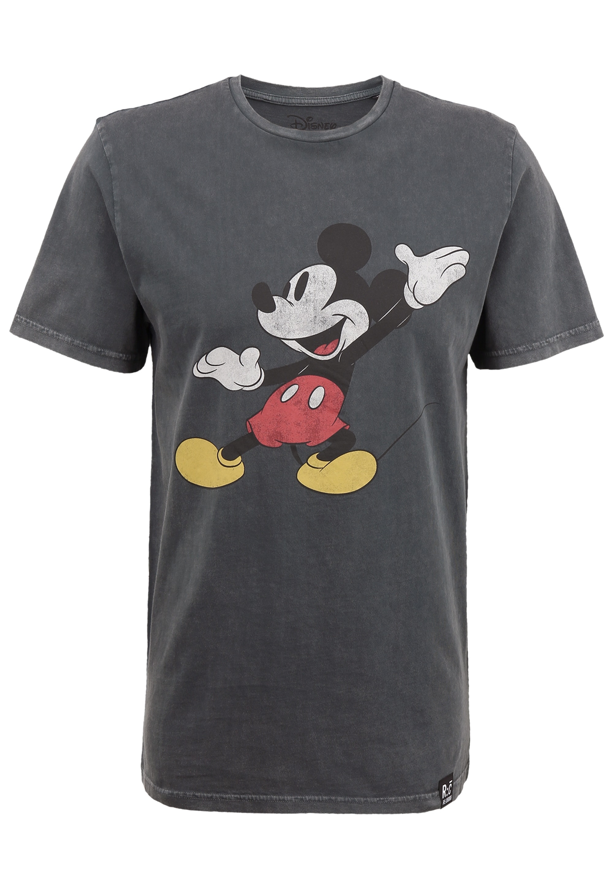 Recovered T-Shirt »Disney Mickey Mouse Posing«, im zeitlosen Design