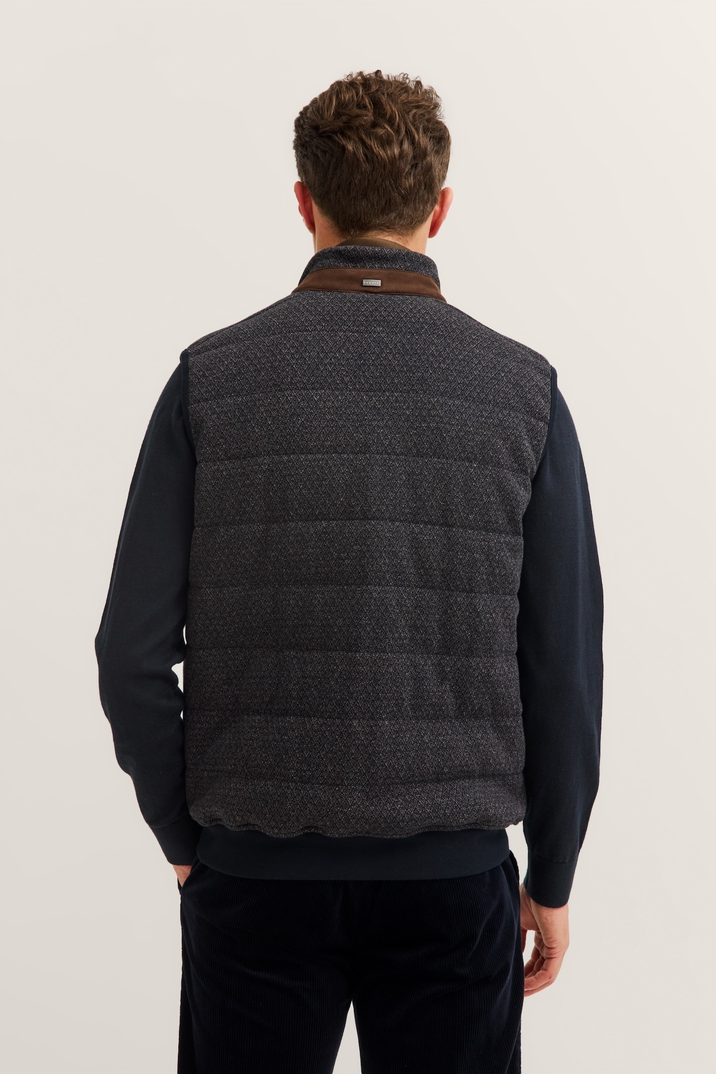 bugatti Sweatweste »Regular Fit«, mit Stehkragen aus einem Baumwollmix