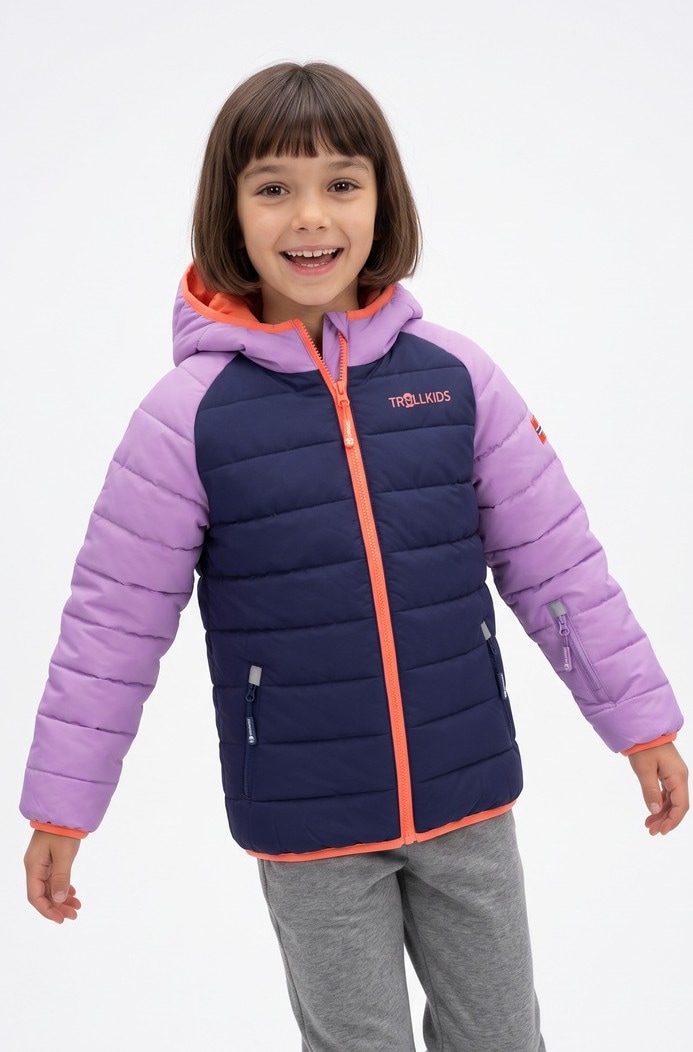 TROLLKIDS Winterjacke »KIDS HAFJELL SNOW JACKET PRO« mit Kapuze sportliche Winterjacke, aus Polyester, mit Kapuze, winddicht