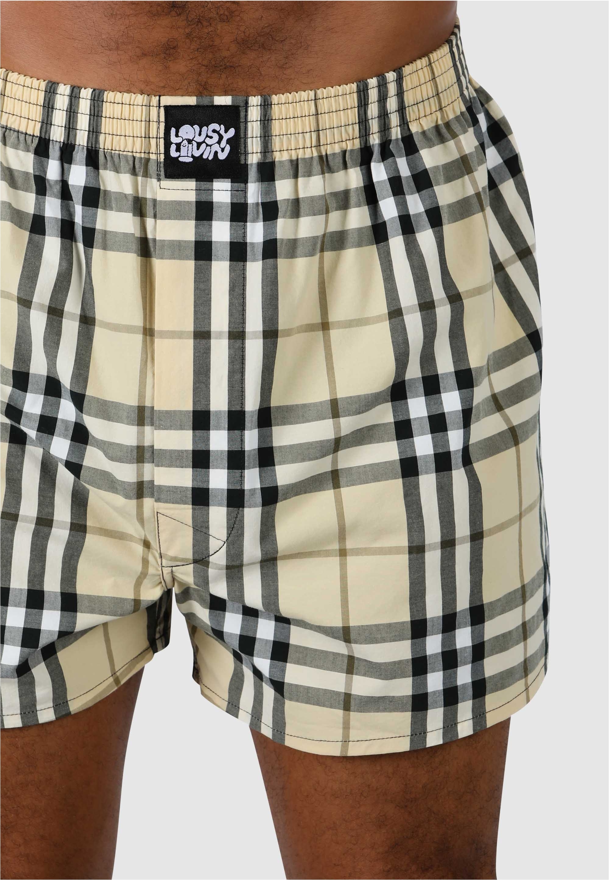 Lousy Livin Boxershorts »Check« mit modischem Karo-Muster