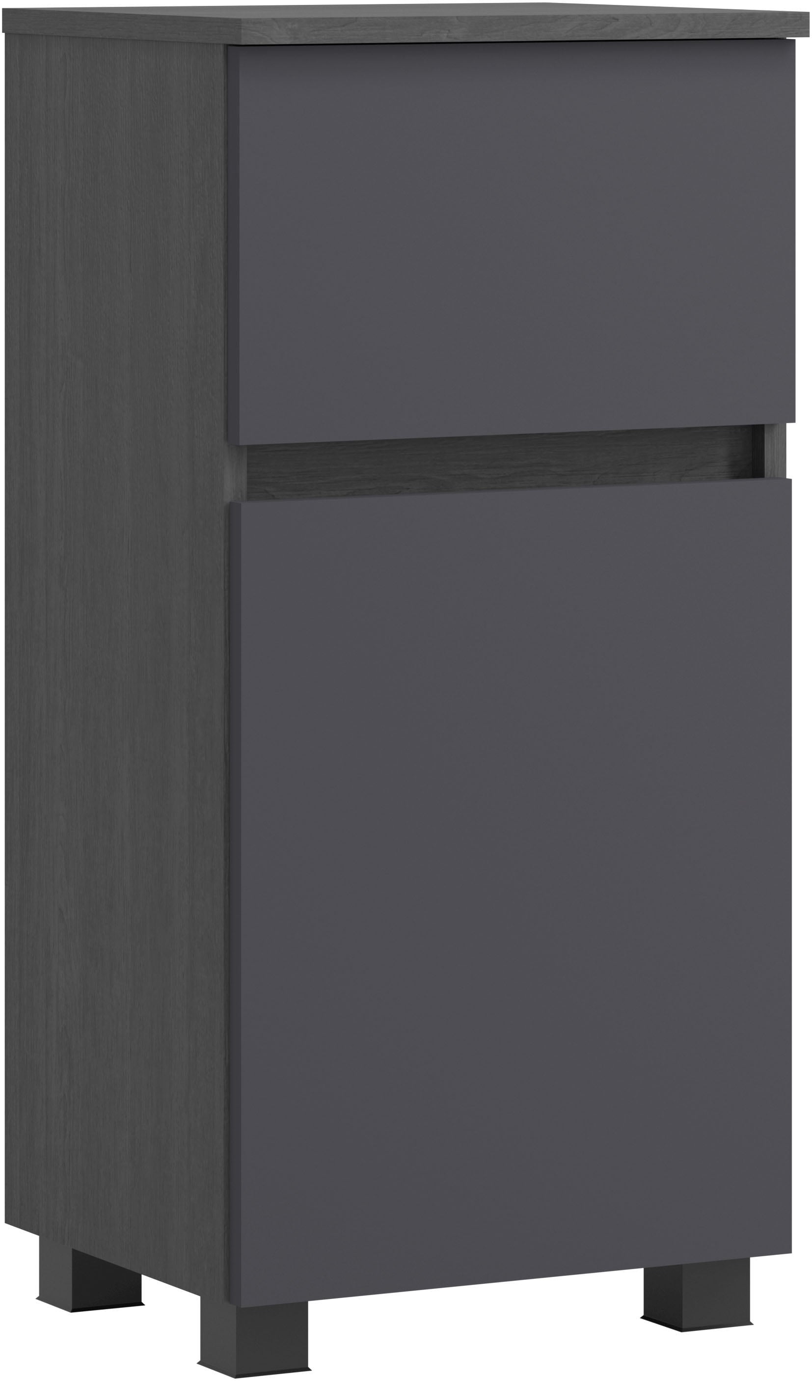 OTTO home Unterschrank "BOZEN, Unterschrank 40 cm" griffloses Design, Maße (B/T/H): 40/35/79 cm