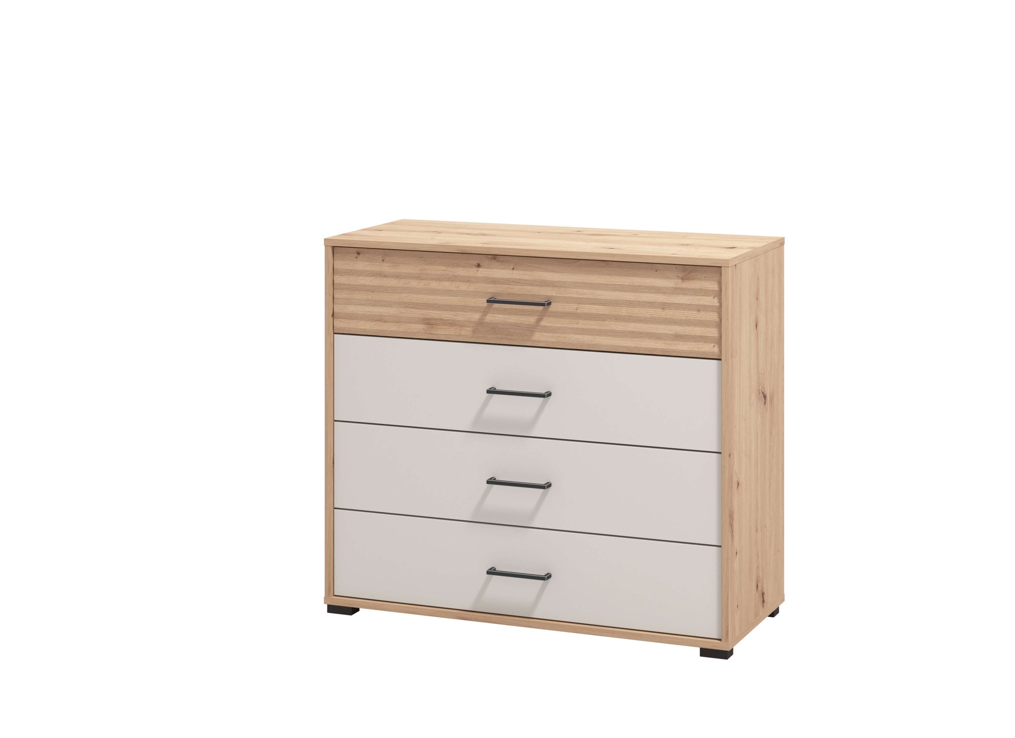 INOSIGN Schubkastenkommode »Modena Schubladenkommode Sideboard mit 4 Schubladen«, 93x40x82 cm, FSC®-zertifizierter Holzwerkstoff, Trendfarbe cashmere