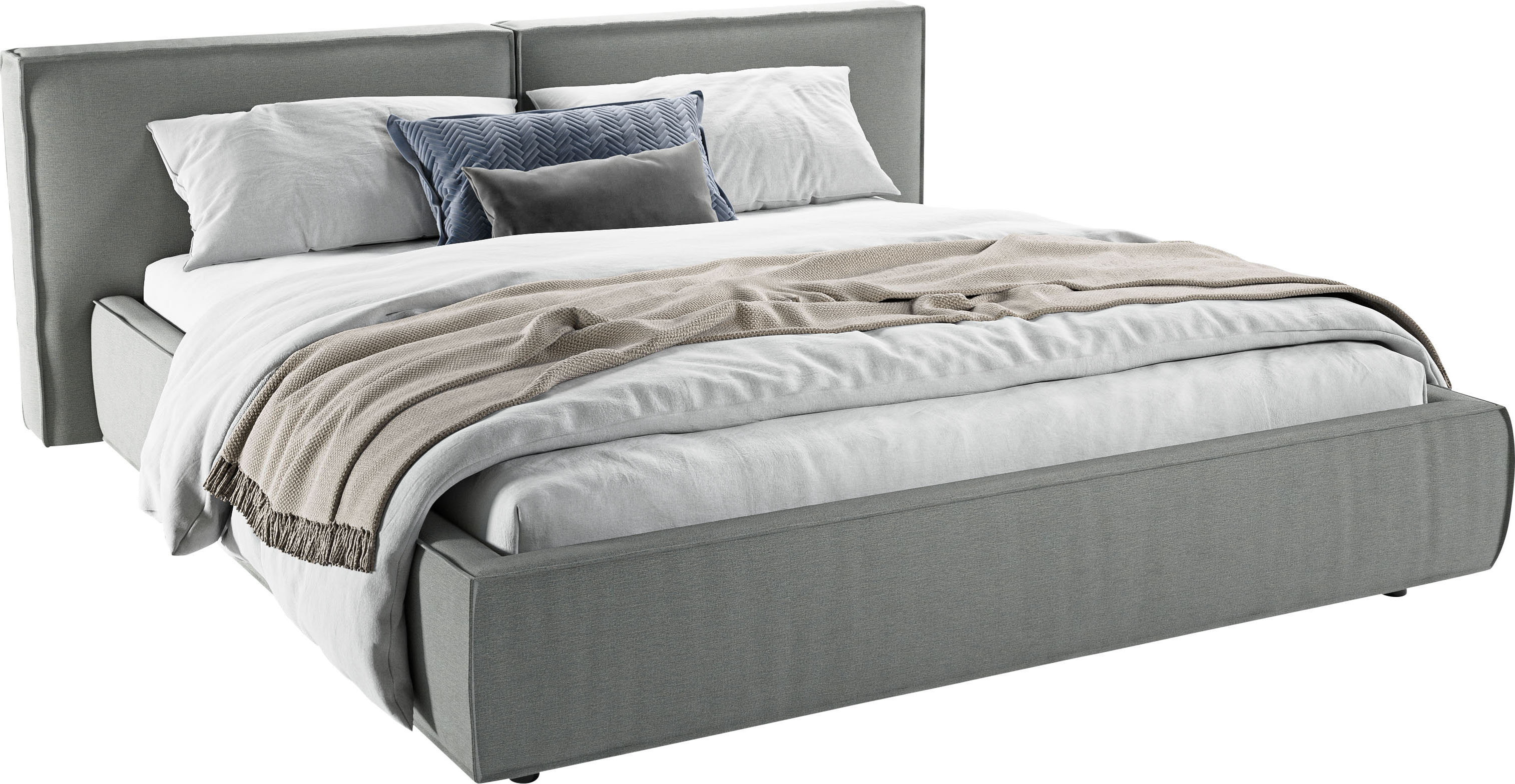 Home affaire 1100000002199 "Adrina mit Biesenoptik, Feincord und Luxus-Microfaser" bis 280kg, auch in Überlänge 220 cm, 4 Breiten bis 200cm